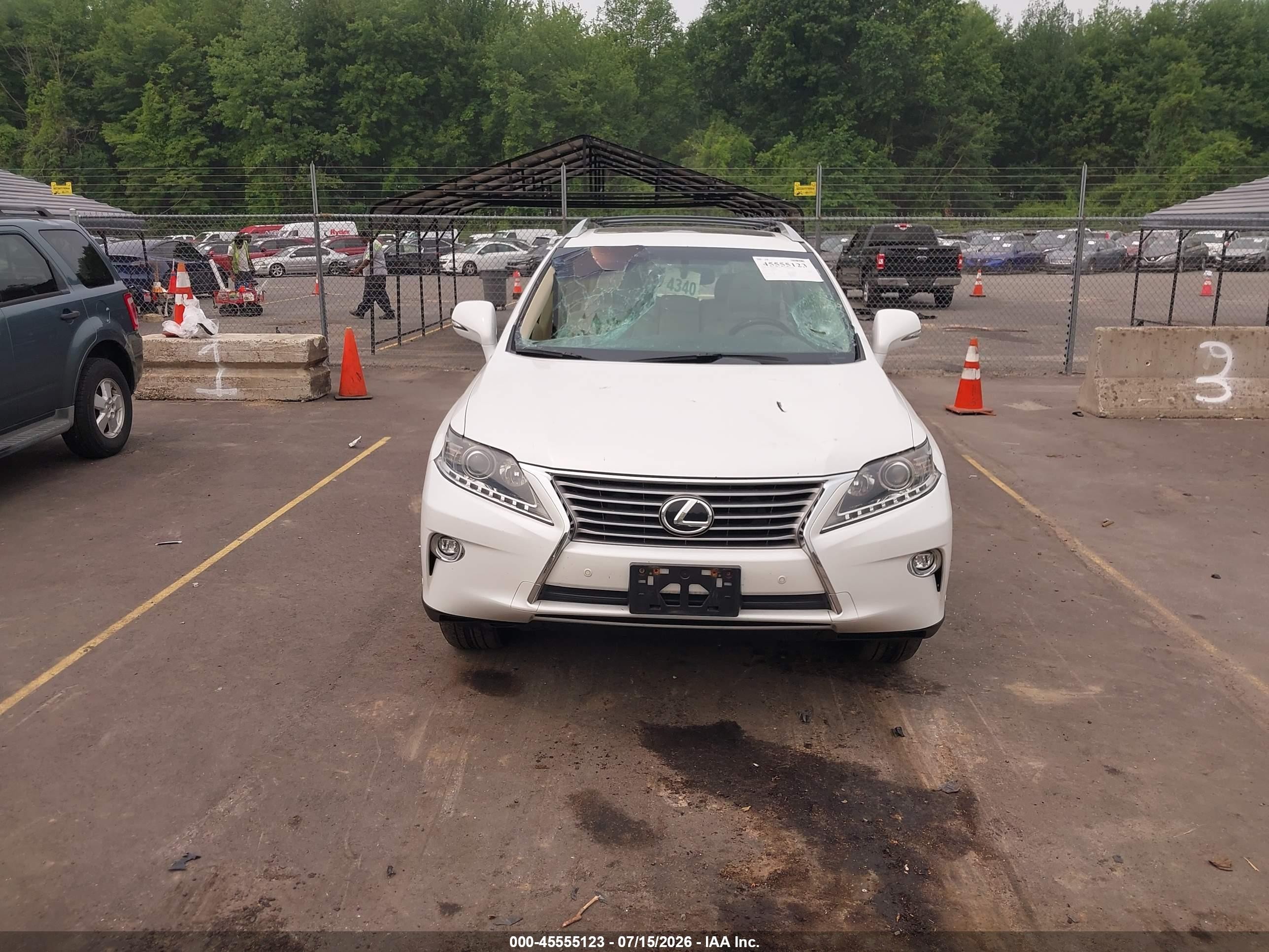 2015 Lexus Rx 350 White vin: 2T2BK1BA5FC337787