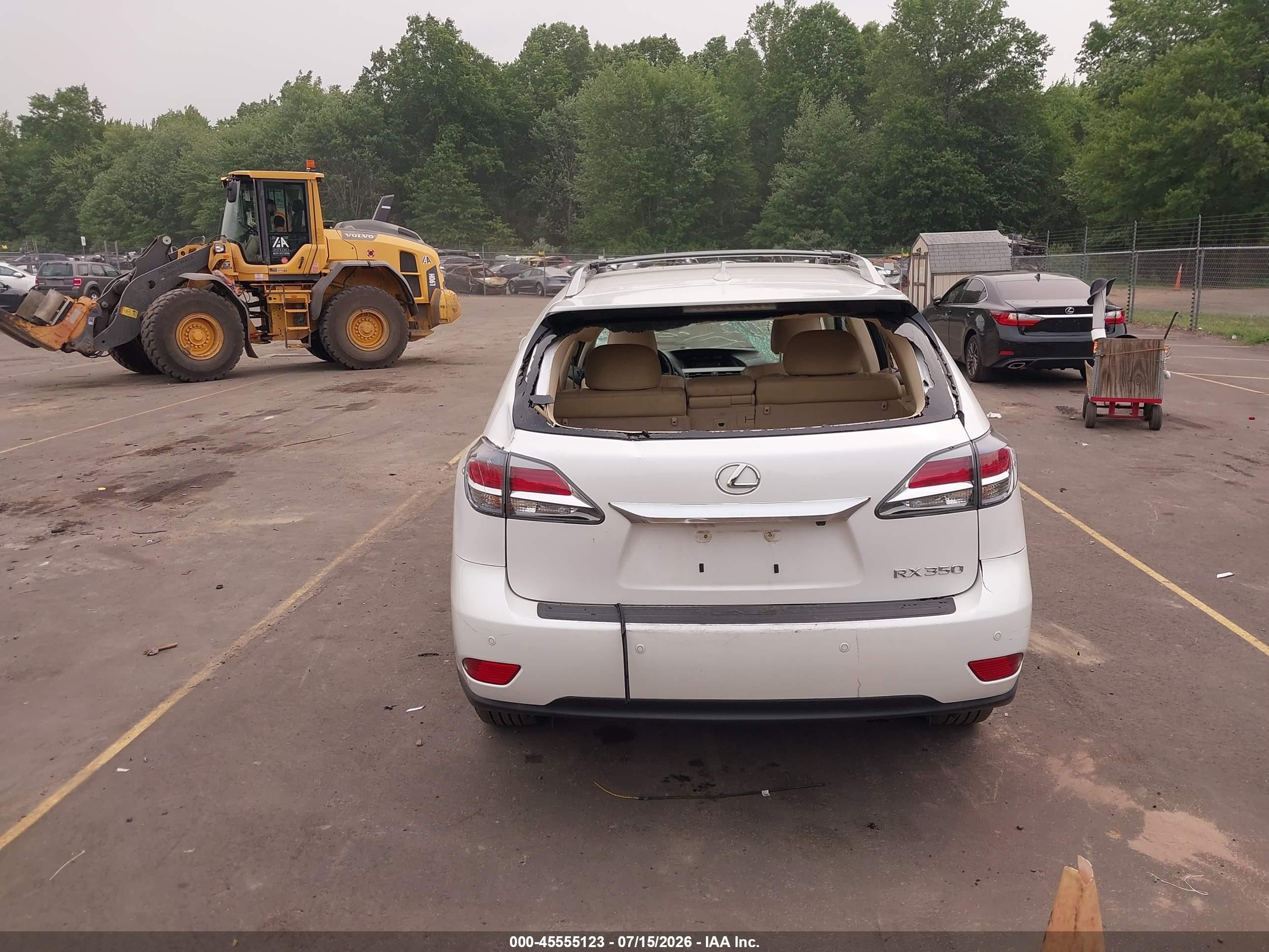2015 Lexus Rx 350 White vin: 2T2BK1BA5FC337787