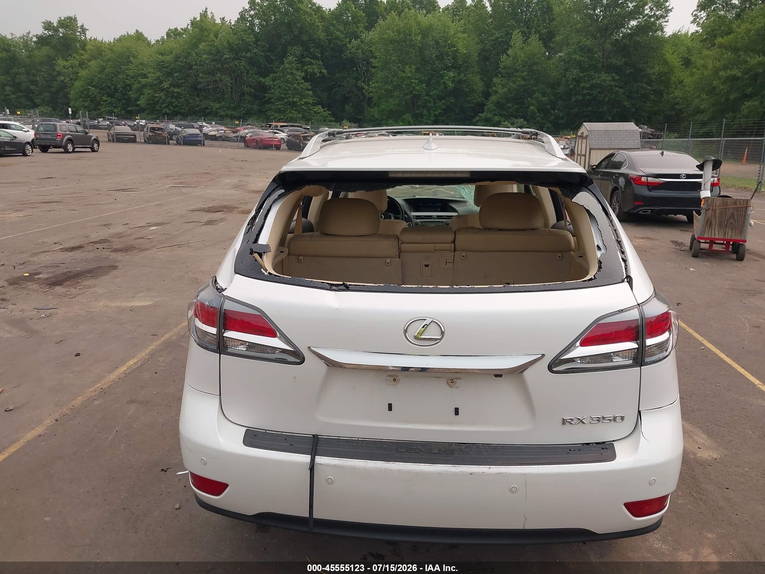 2015 Lexus Rx 350 White vin: 2T2BK1BA5FC337787