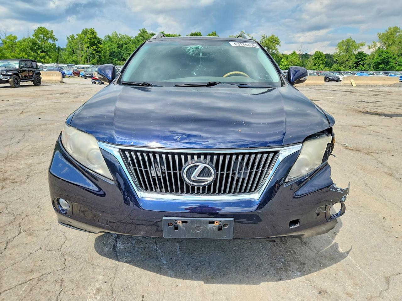2010 Lexus Rx 350 Blue vin: 2T2BK1BA6AC001820