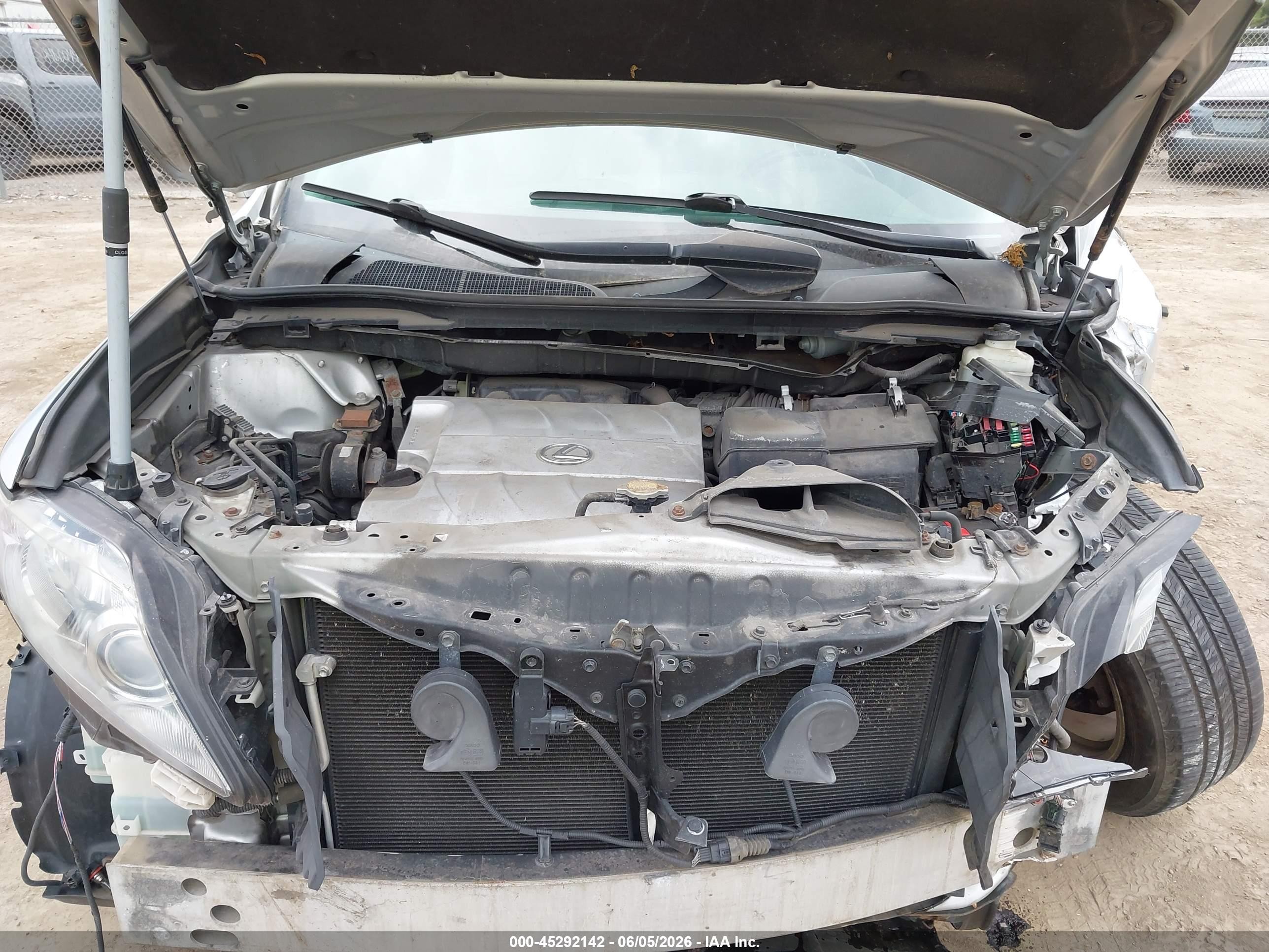 2010 Lexus Rx 350   Silver vin: 2T2BK1BA6AC019072