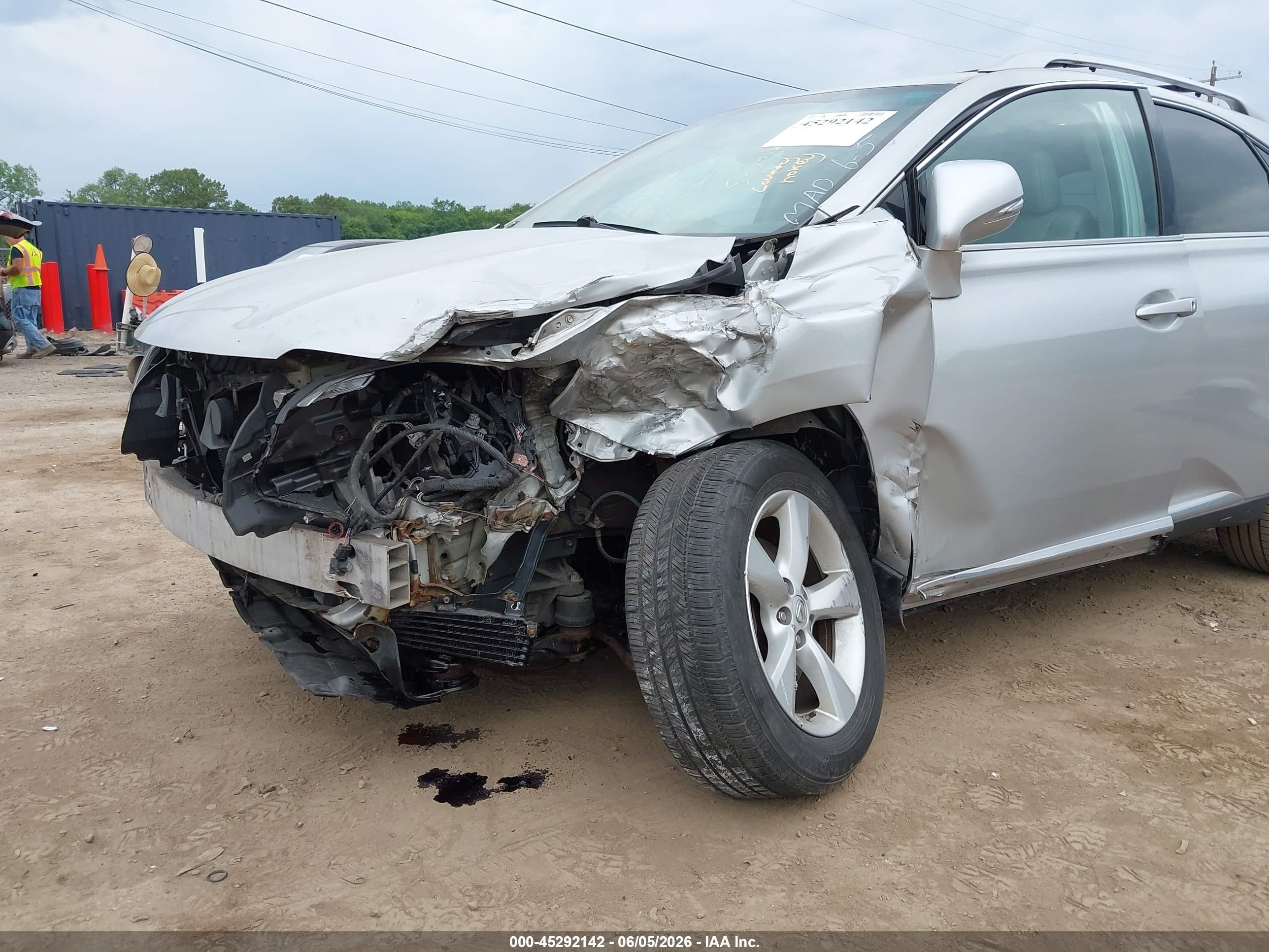 2010 Lexus Rx 350   Silver vin: 2T2BK1BA6AC019072