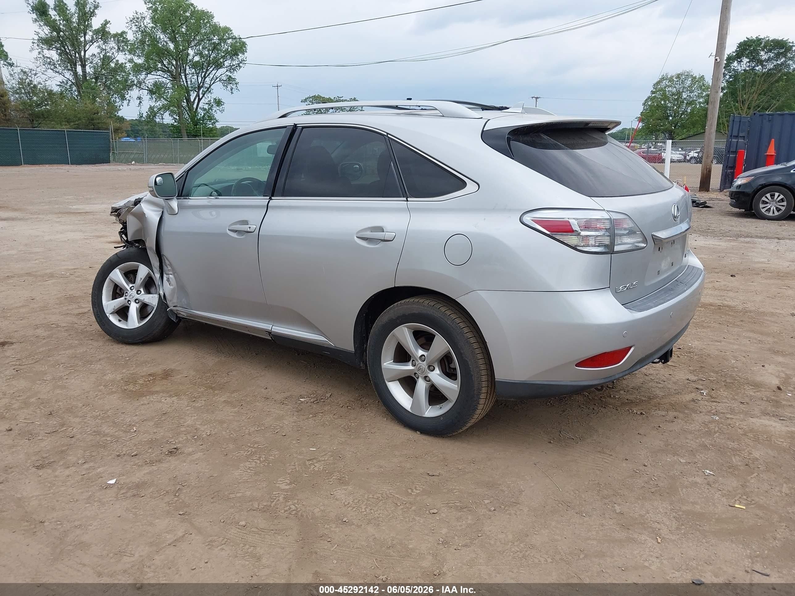 2010 Lexus Rx 350   Silver vin: 2T2BK1BA6AC019072