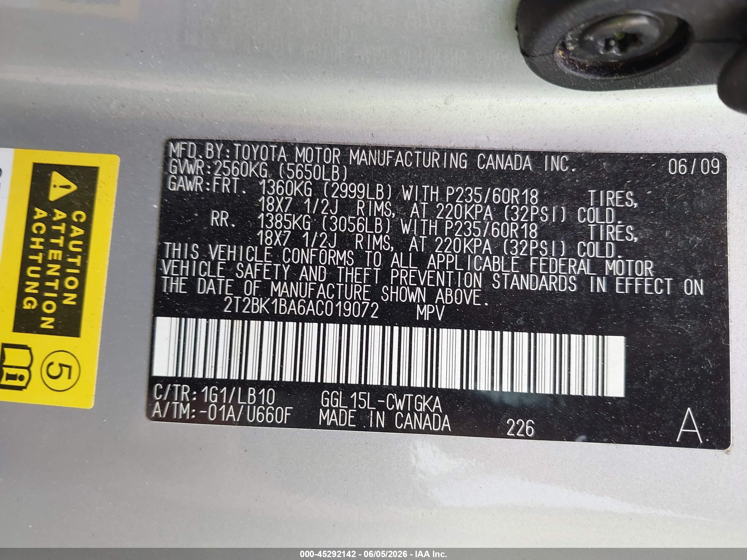 2010 Lexus Rx 350   Silver vin: 2T2BK1BA6AC019072