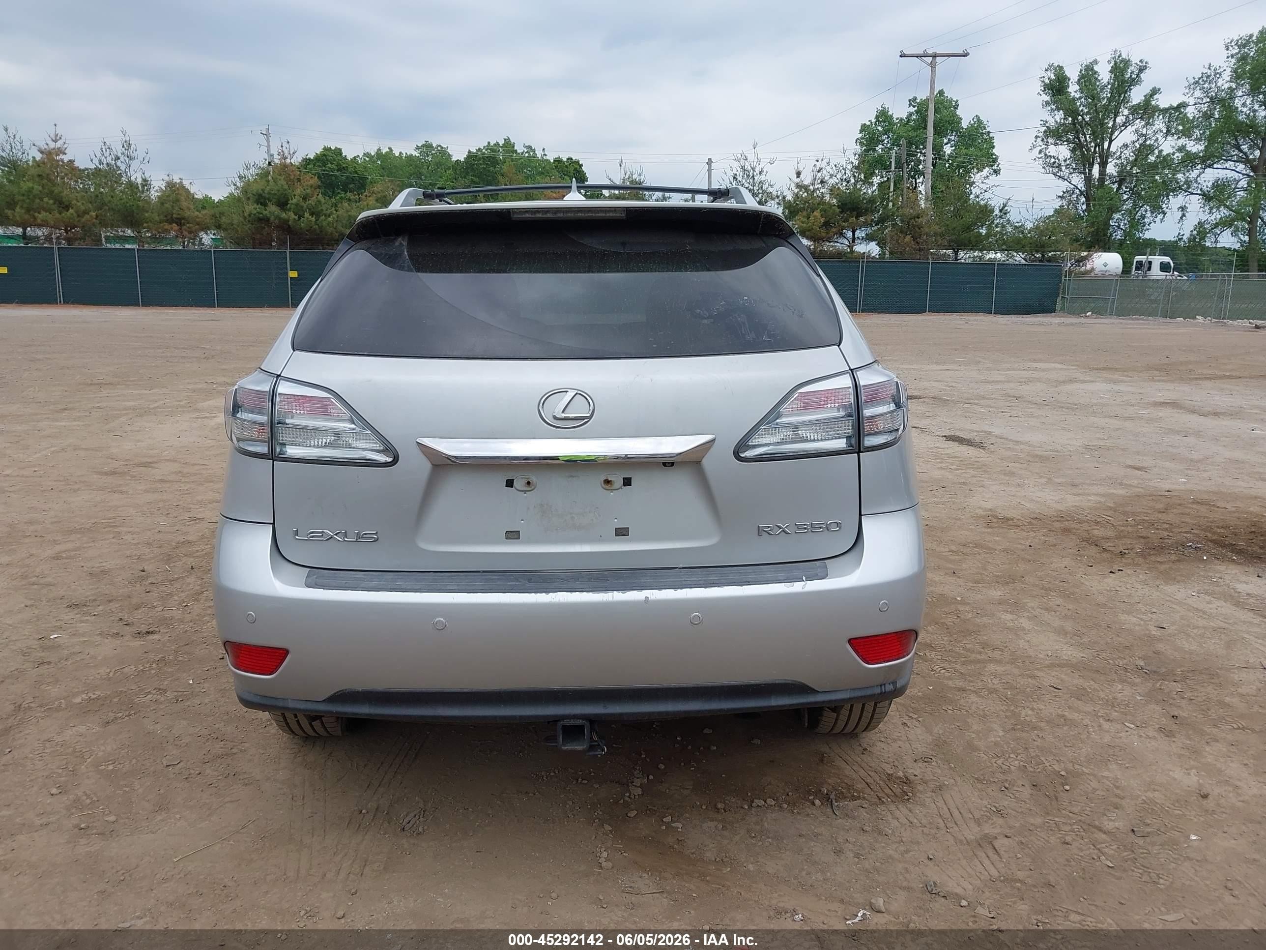 2010 Lexus Rx 350   Silver vin: 2T2BK1BA6AC019072