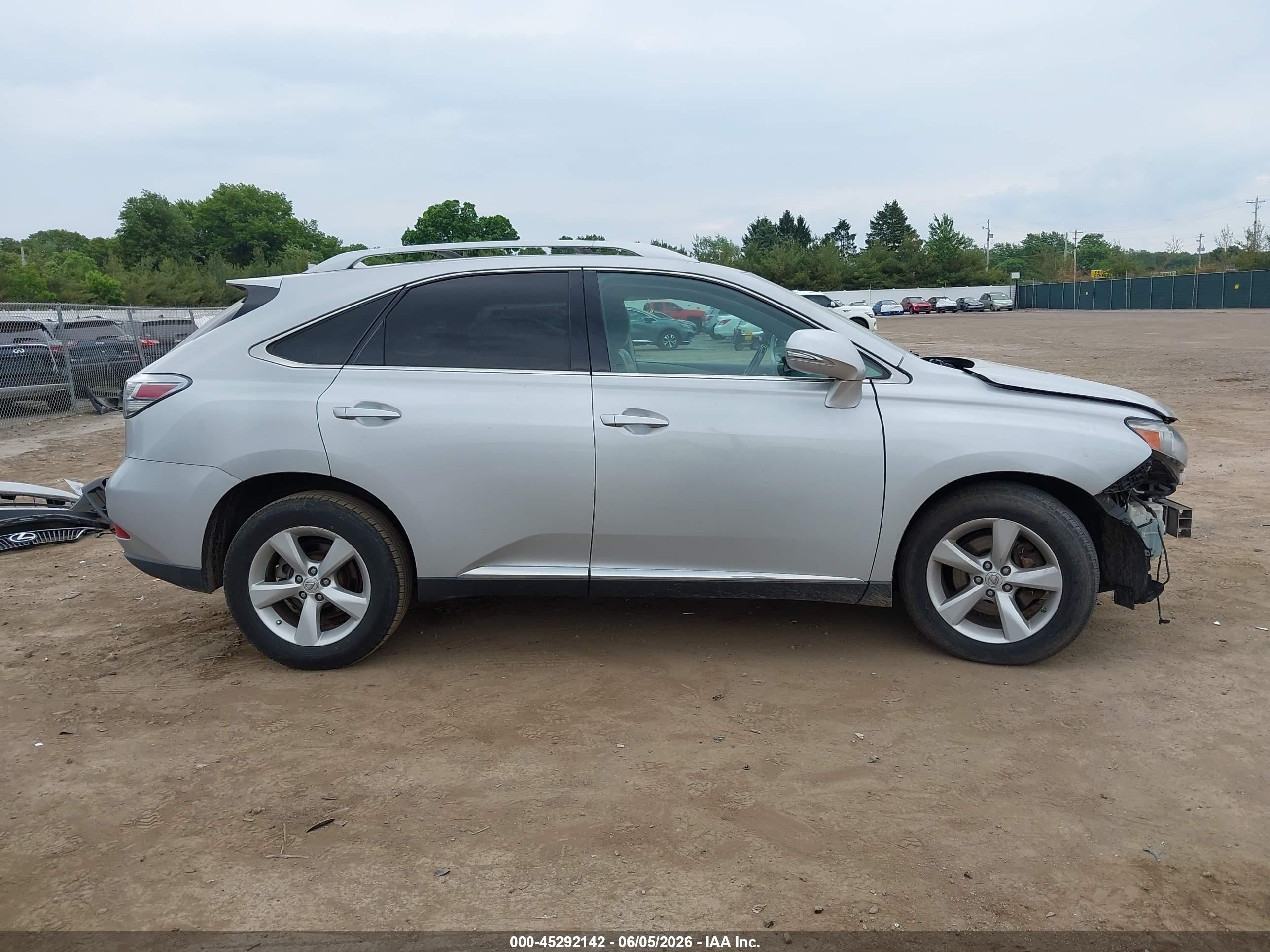 2010 Lexus Rx 350   Silver vin: 2T2BK1BA6AC019072