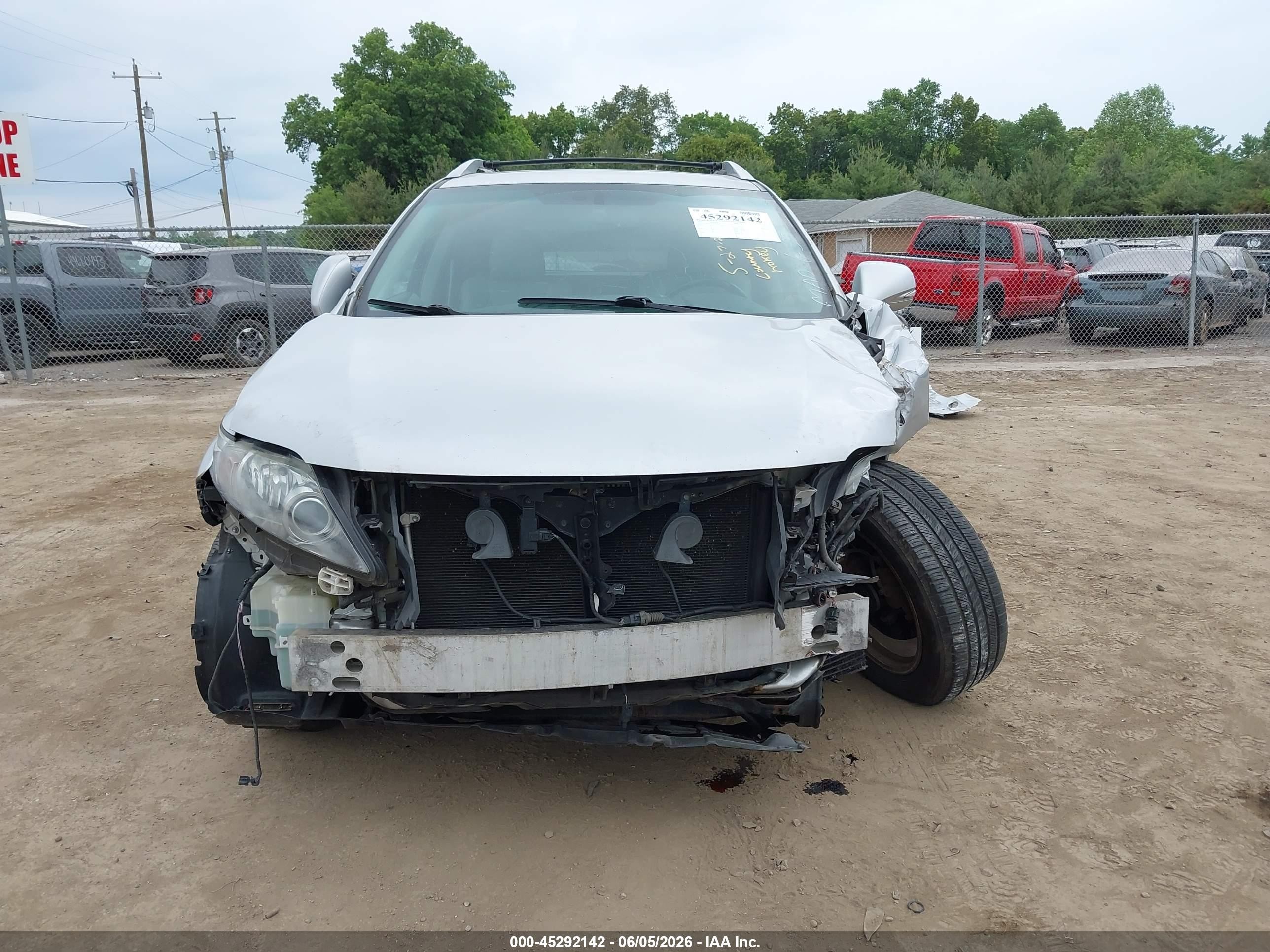 2010 Lexus Rx 350   Silver vin: 2T2BK1BA6AC019072