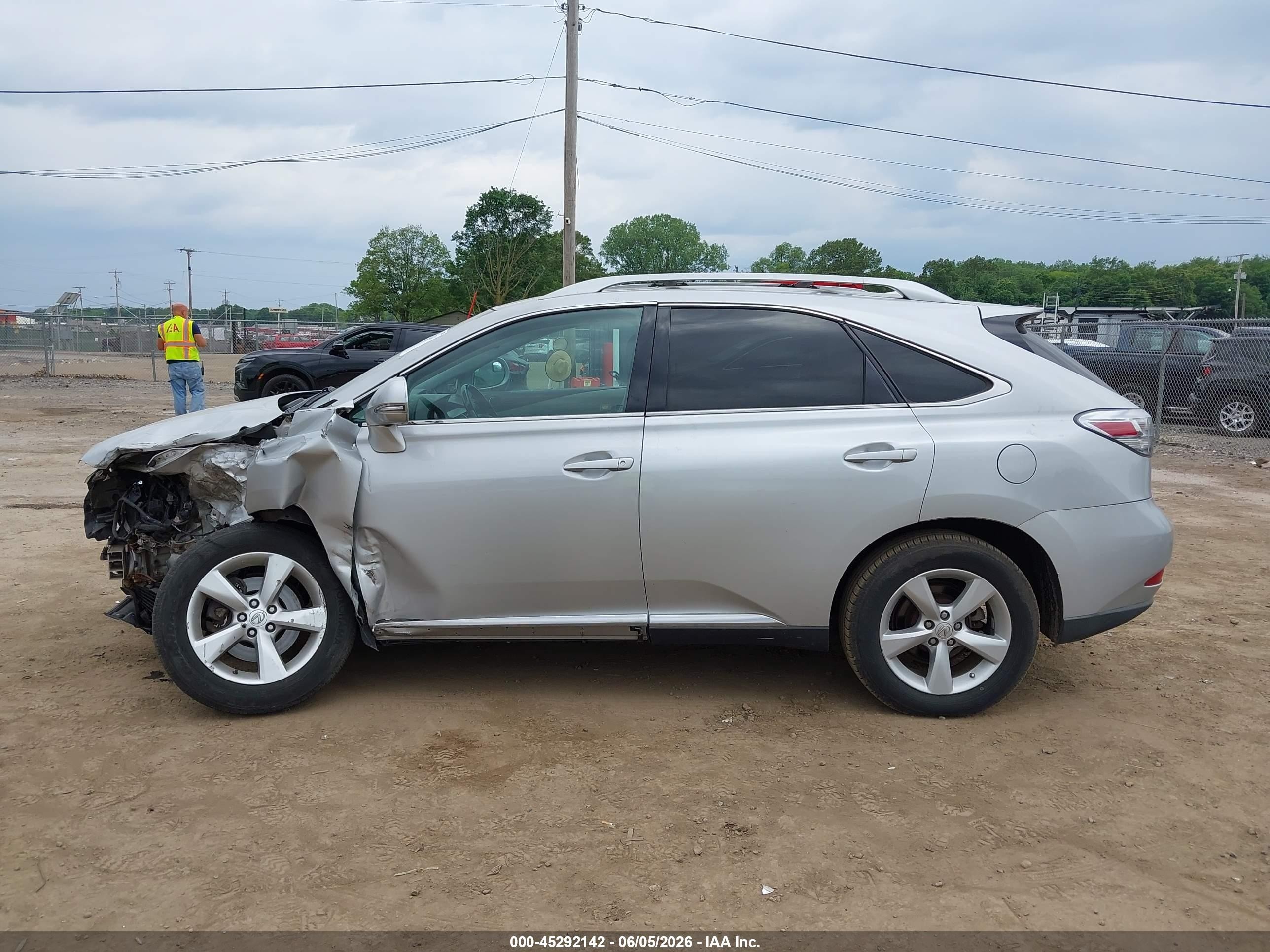 2010 Lexus Rx 350   Silver vin: 2T2BK1BA6AC019072
