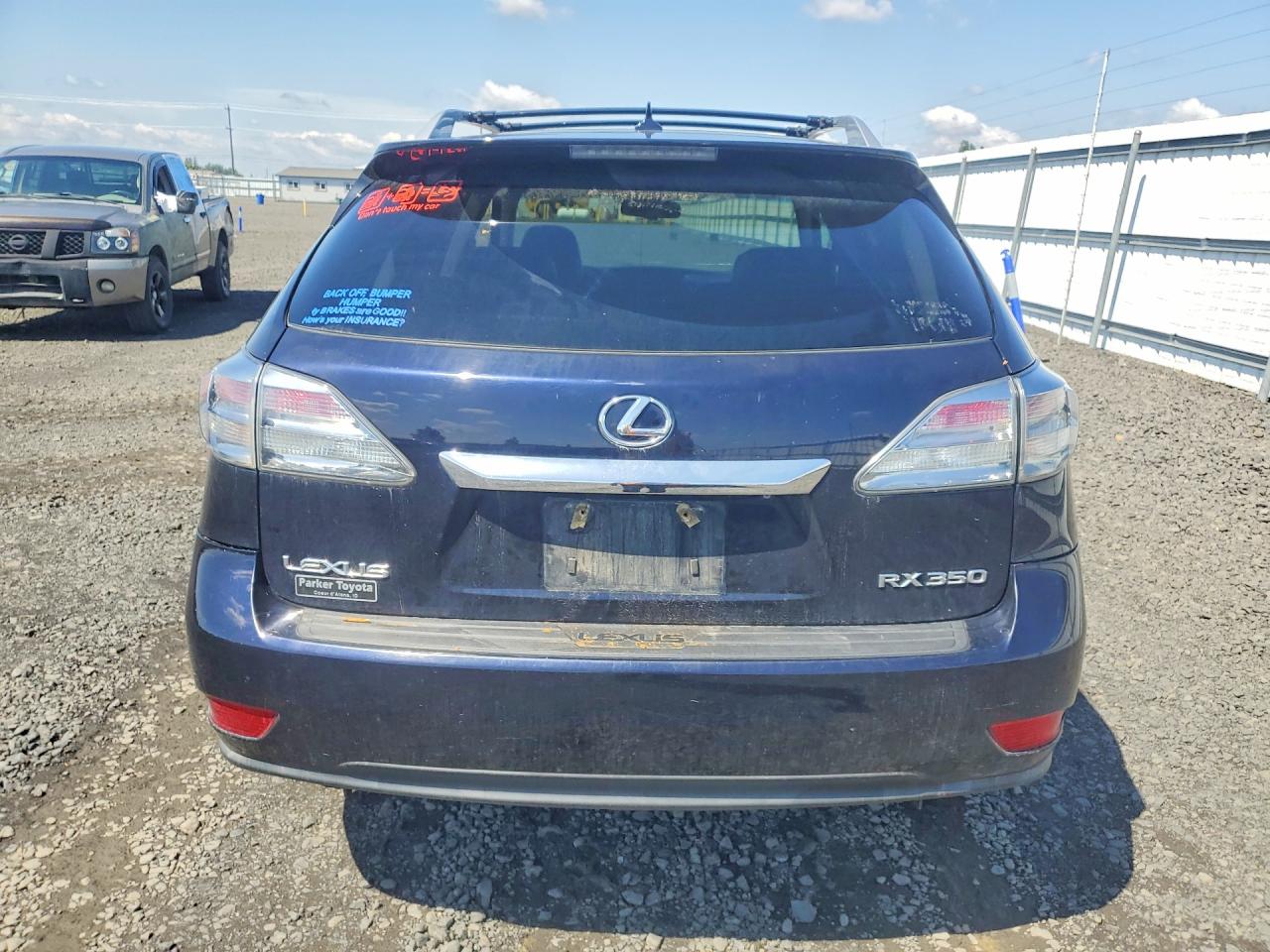 2010 Lexus Rx 350 Blue vin: 2T2BK1BA6AC025485