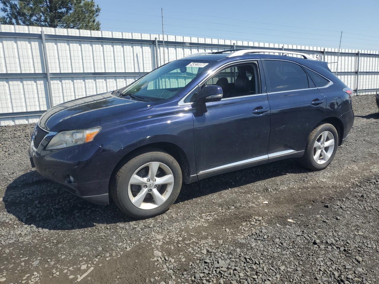 2010 Lexus Rx 350 Blue vin: 2T2BK1BA6AC025485 Damage: Left Front Fender, Multiple Scratches Light, 4