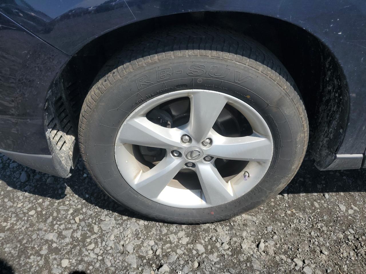 2010 Lexus Rx 350 Blue vin: 2T2BK1BA6AC025485 Damage: Left Front Wheel, Curb Rash, > 12 Inches
