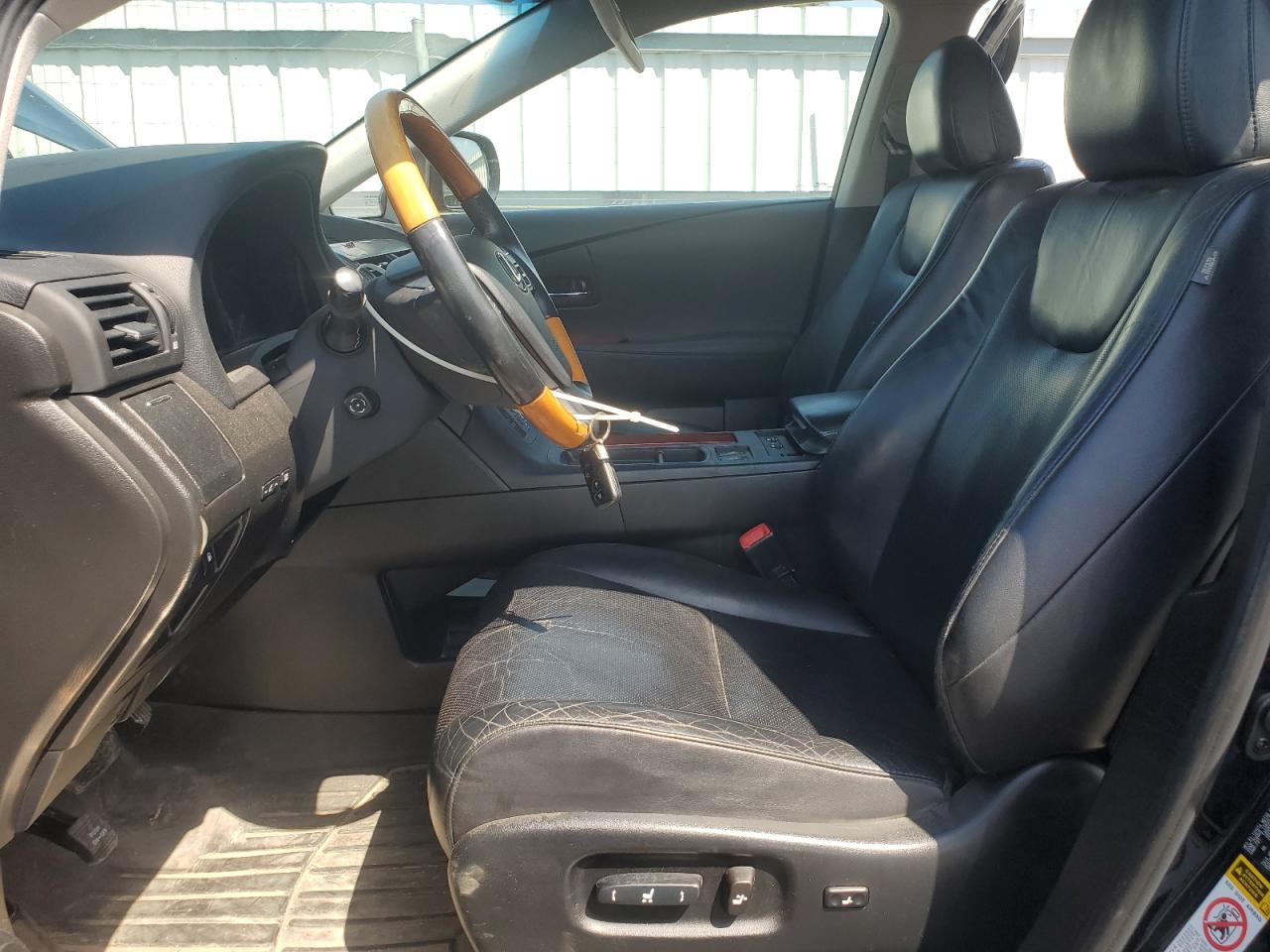 2010 Lexus Rx 350 Blue vin: 2T2BK1BA6AC025485 Damage: Left Front Seat, Worn, Acceptable