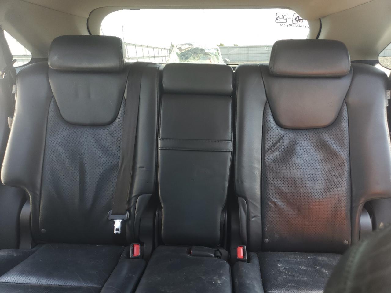 2010 Lexus Rx 350 Blue vin: 2T2BK1BA6AC025485 Damage: Left Rear Seat, Stained, Permanent