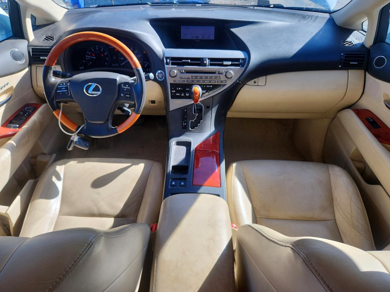 2010 Lexus Rx 350 White vin: 2T2BK1BA6AC025597
