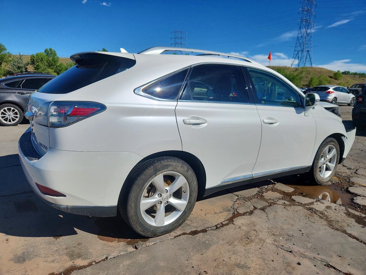 2010 Lexus Rx 350 White vin: 2T2BK1BA6AC025597
