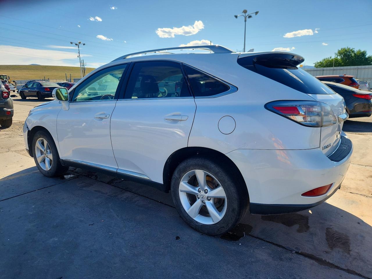 2010 Lexus Rx 350 White vin: 2T2BK1BA6AC025597