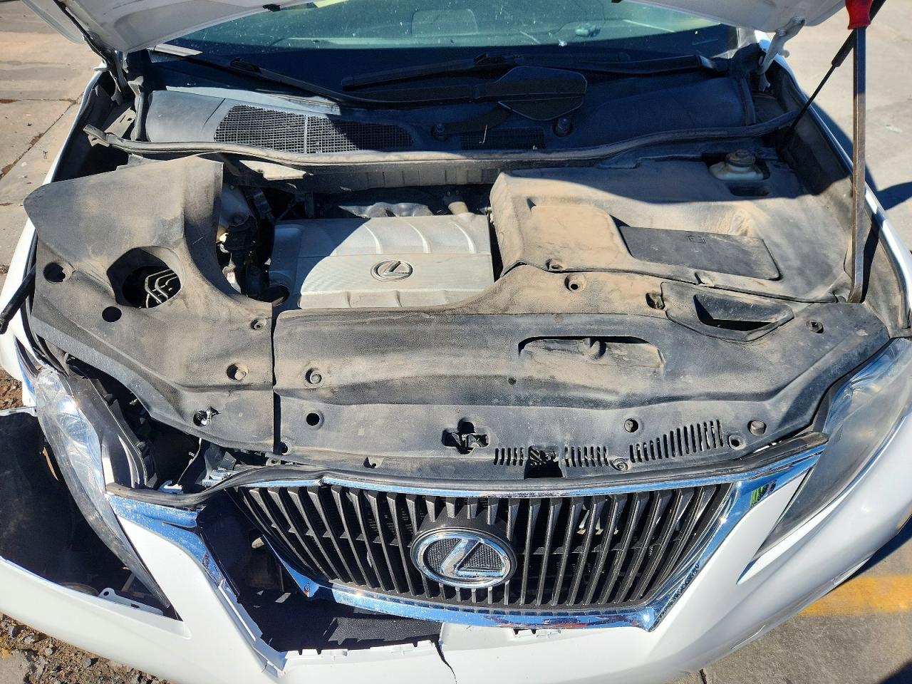 2010 Lexus Rx 350 White vin: 2T2BK1BA6AC025597