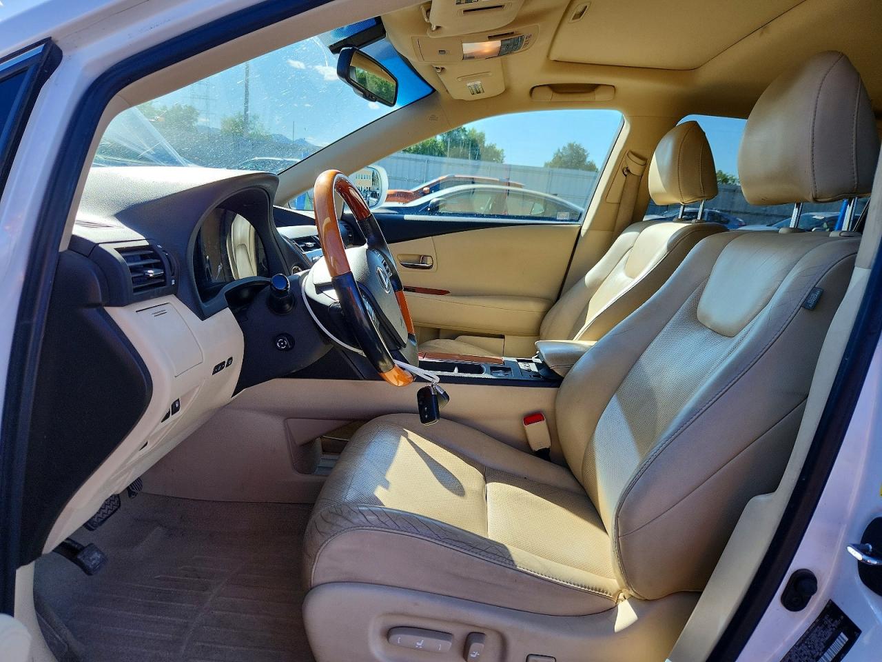 2010 Lexus Rx 350 White vin: 2T2BK1BA6AC025597