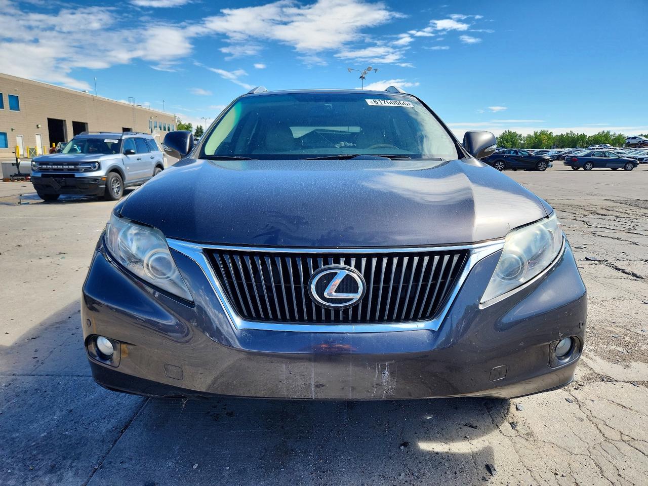 2010 Lexus Rx 350 Угольный vin: 2T2BK1BA6AC027947