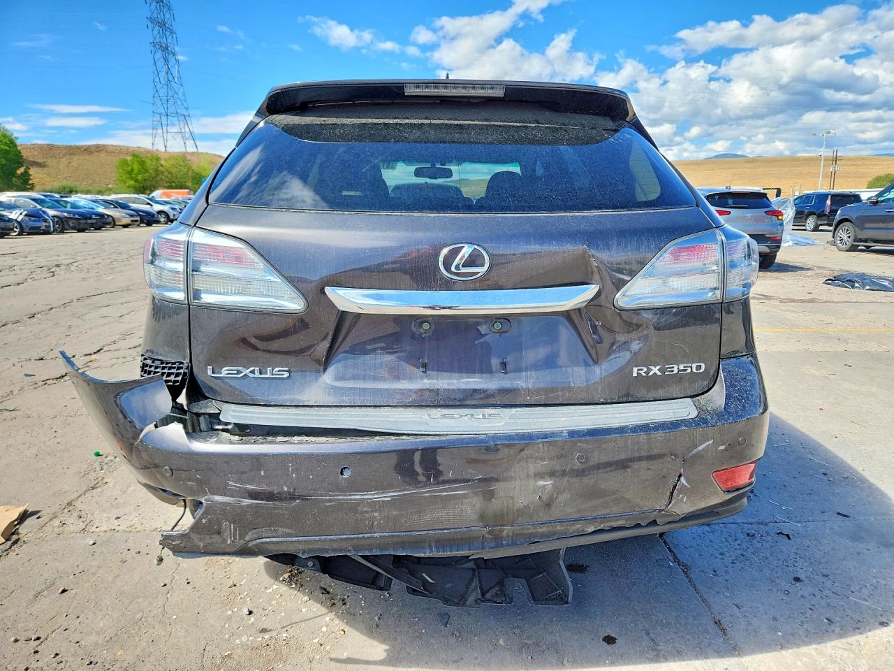 2010 Lexus Rx 350 Угольный vin: 2T2BK1BA6AC027947