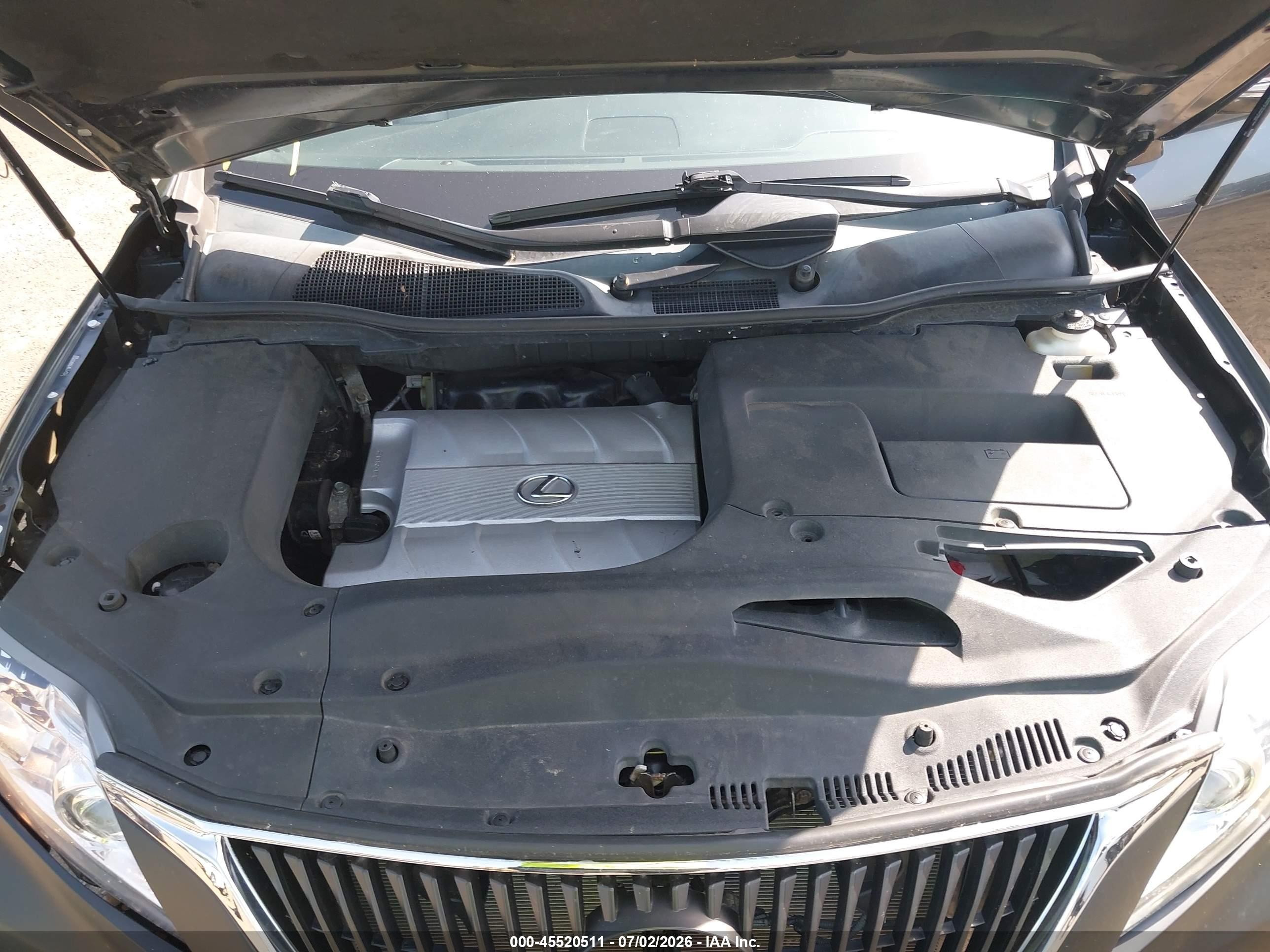 2010 Lexus Rx 350   Gray vin: 2T2BK1BA6AC028287