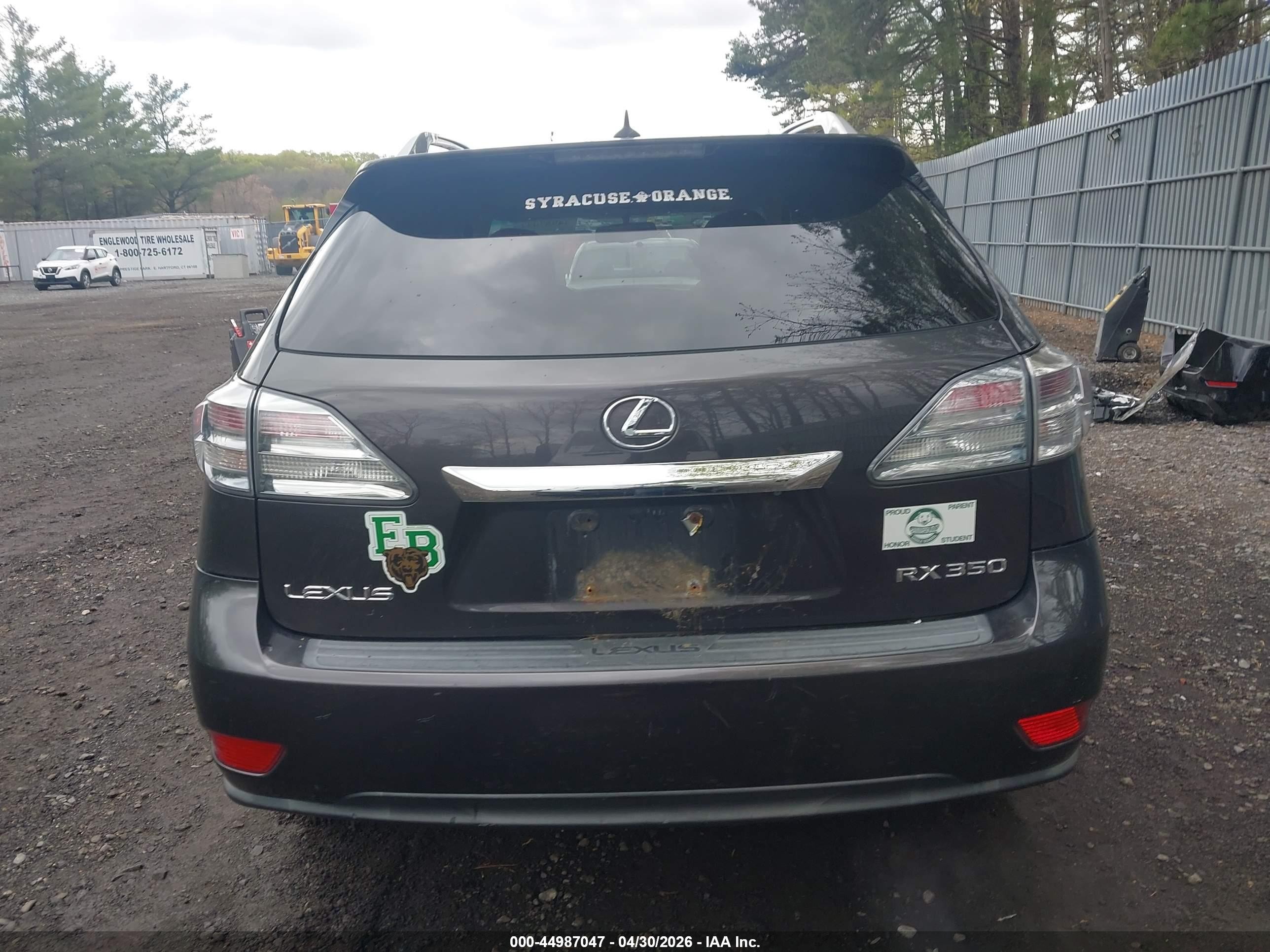 2010 Lexus Rx 350   Brown vin: 2T2BK1BA6AC035689