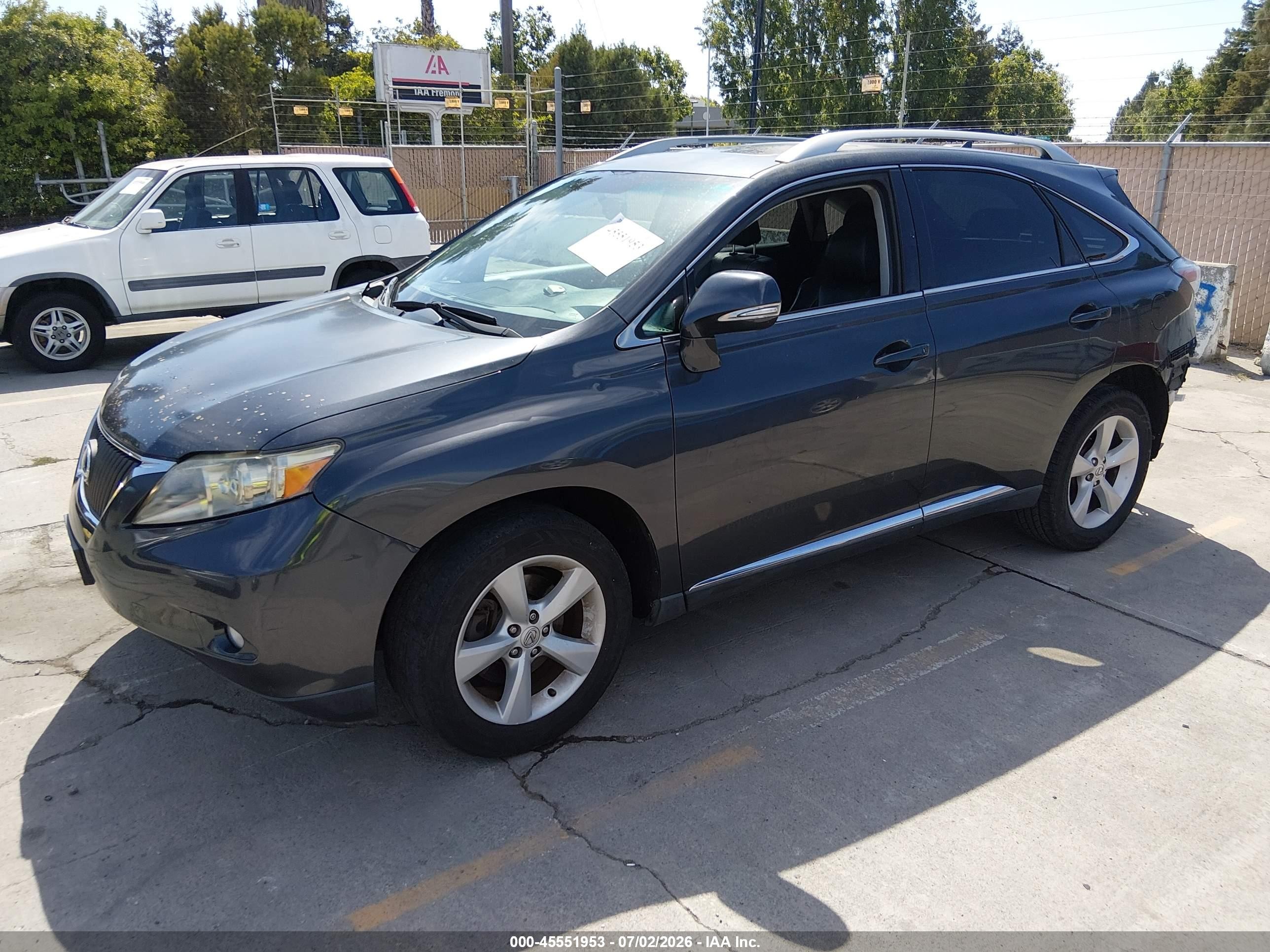 2010 Lexus Rx 350   Black vin: 2T2BK1BA6AC038074