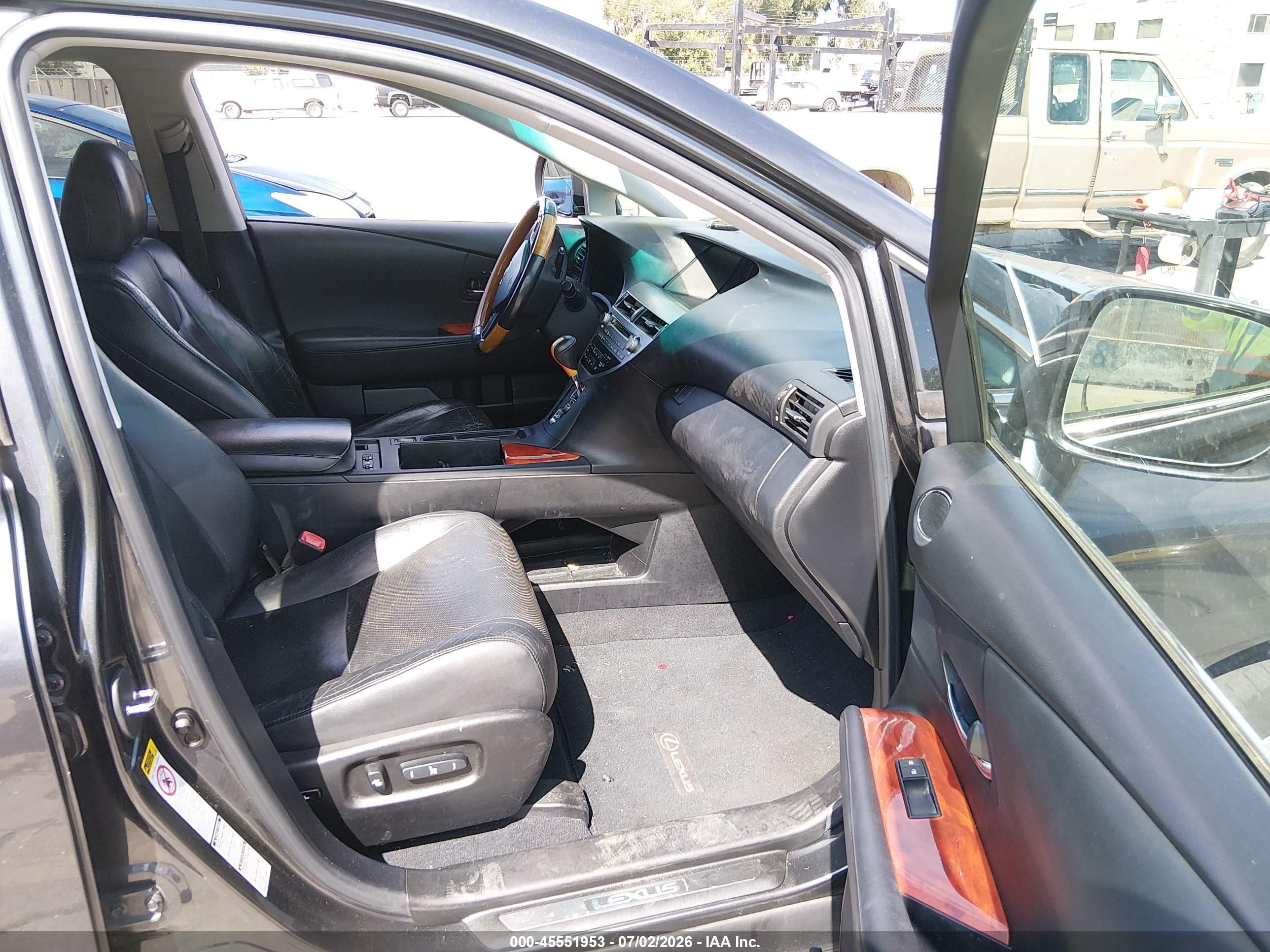 2010 Lexus Rx 350   Black vin: 2T2BK1BA6AC038074