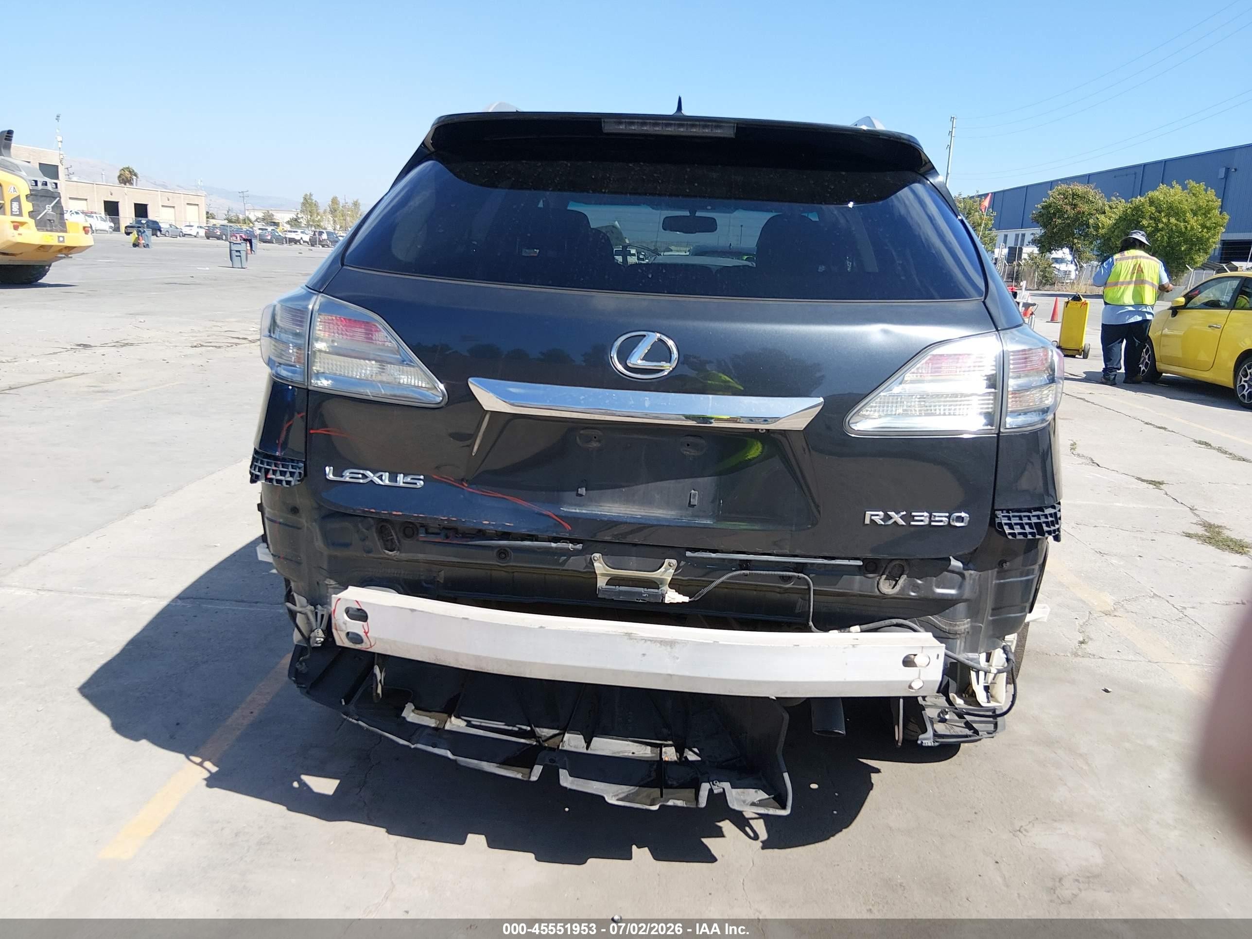 2010 Lexus Rx 350   Black vin: 2T2BK1BA6AC038074