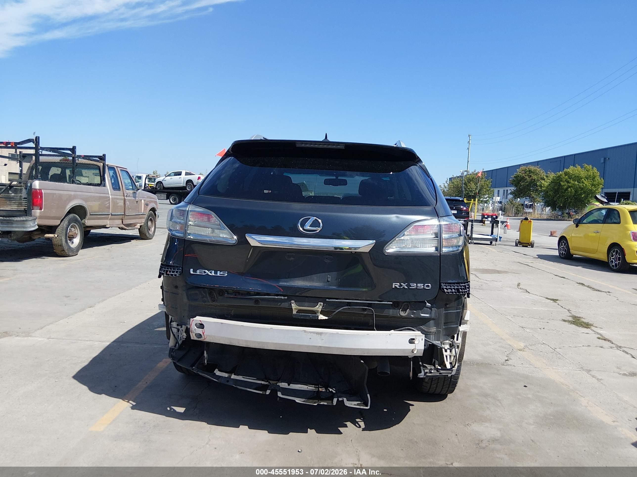 2010 Lexus Rx 350   Black vin: 2T2BK1BA6AC038074
