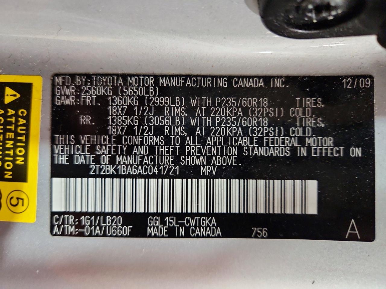 2010 Lexus Rx 350 Silver vin: 2T2BK1BA6AC041721