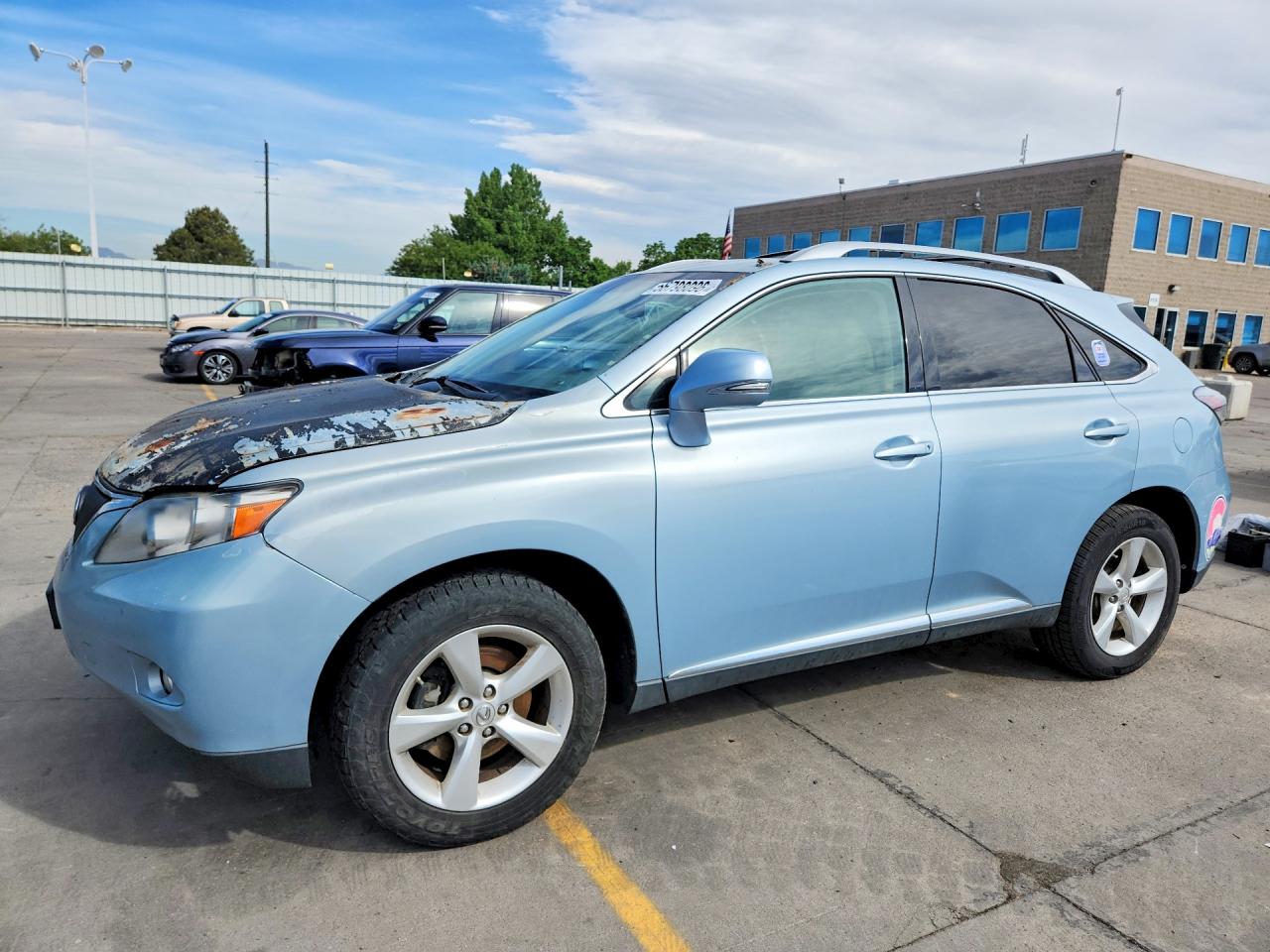 2010 Lexus Rx 350 Синий vin: 2T2BK1BA6AC047292