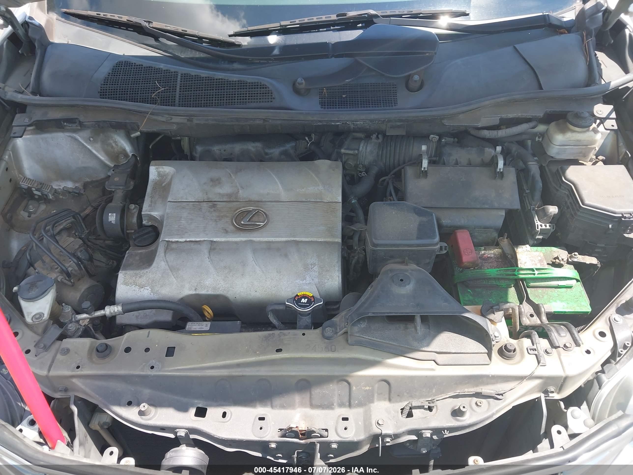 2010 Lexus Rx 350   Серебряный vin: 2T2BK1BA6AC051200