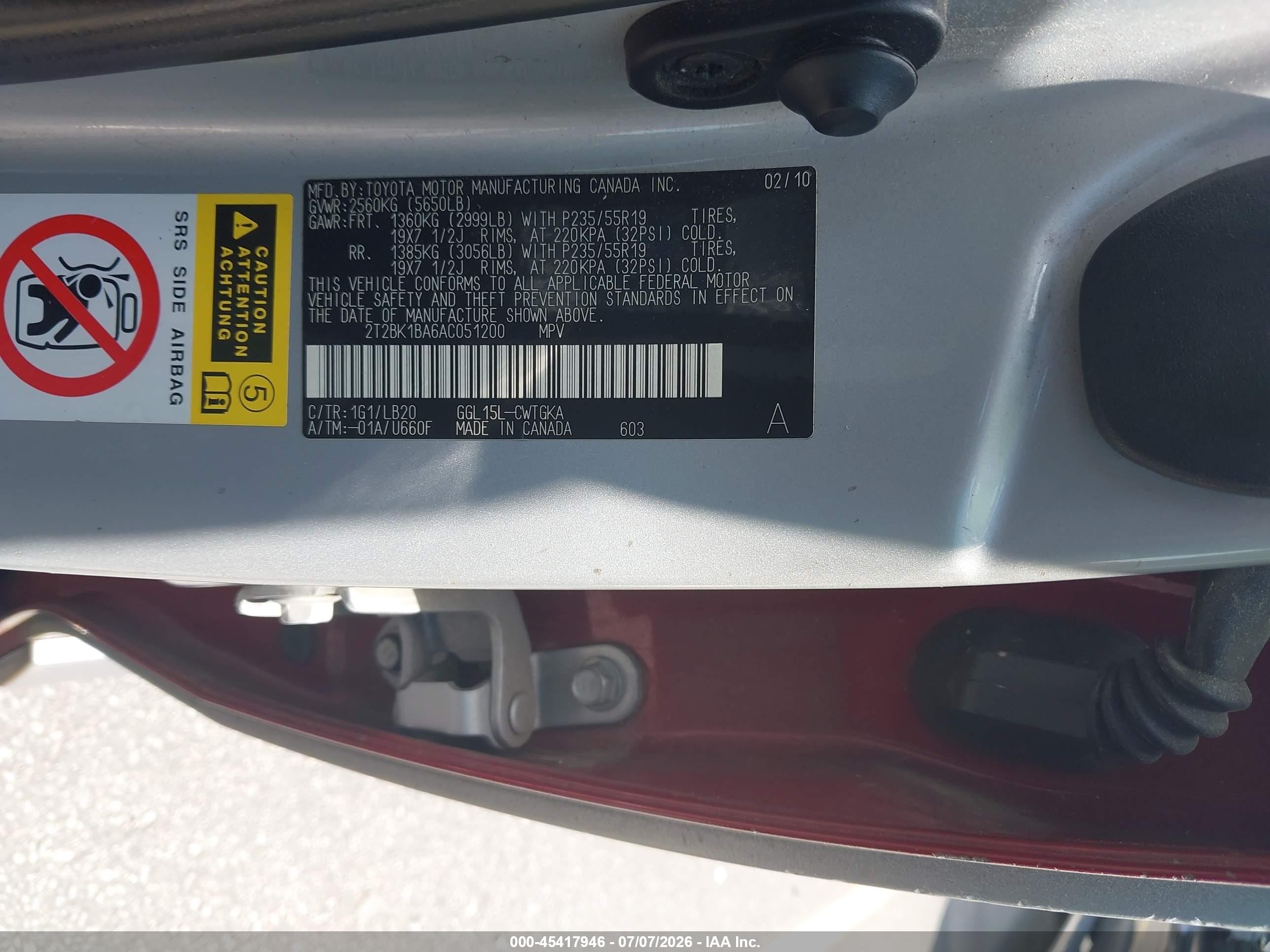 2010 Lexus Rx 350   Серебряный vin: 2T2BK1BA6AC051200