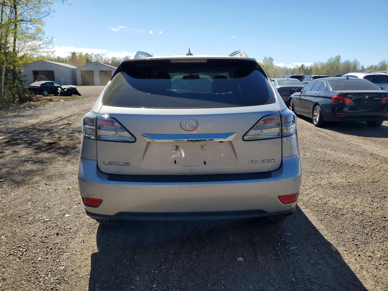 2010 Lexus Rx 350 Base Серебряный vin: 2T2BK1BA6AC055800