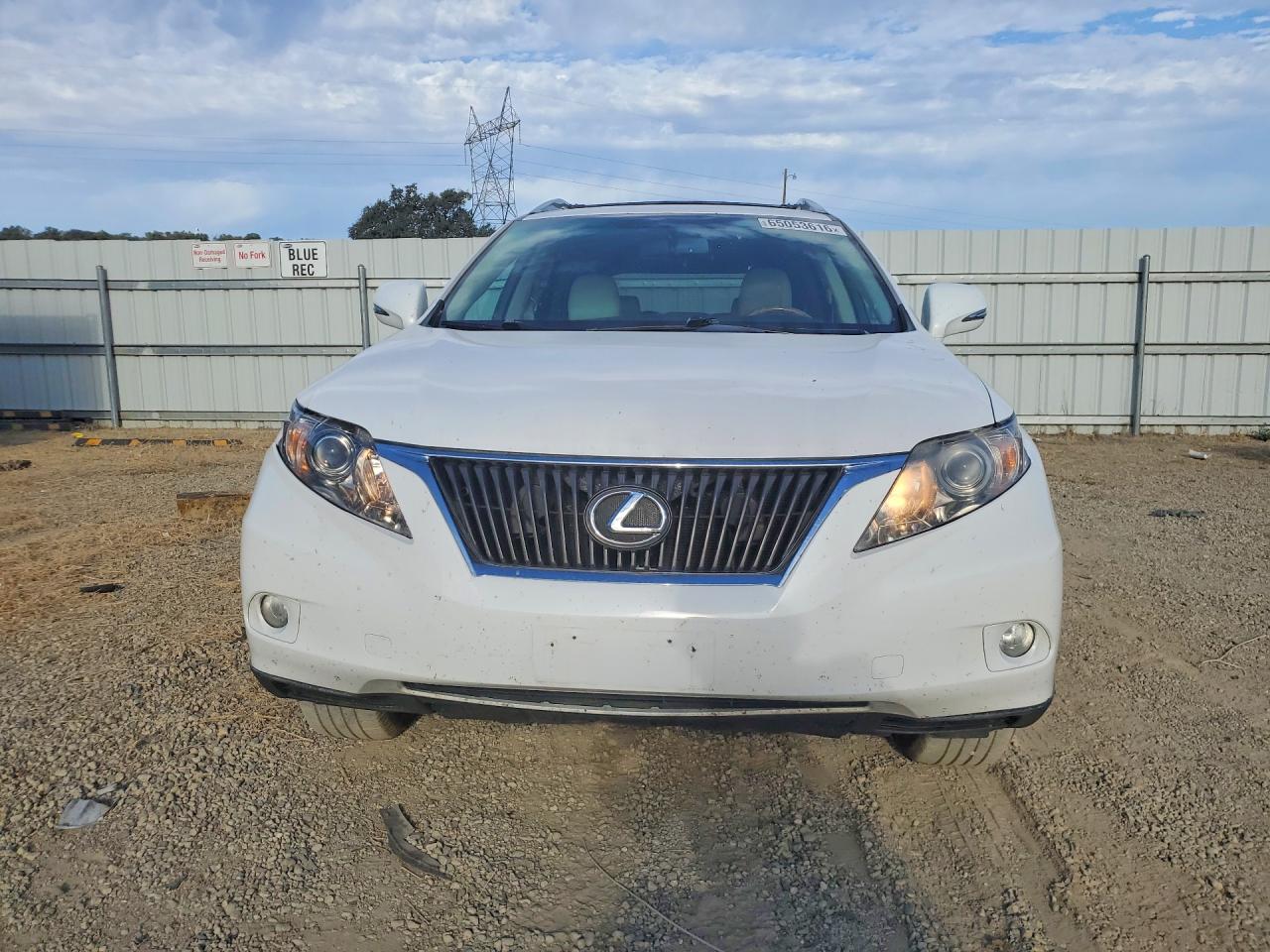 2010 Lexus Rx 350 Белый vin: 2T2BK1BA6AC062598