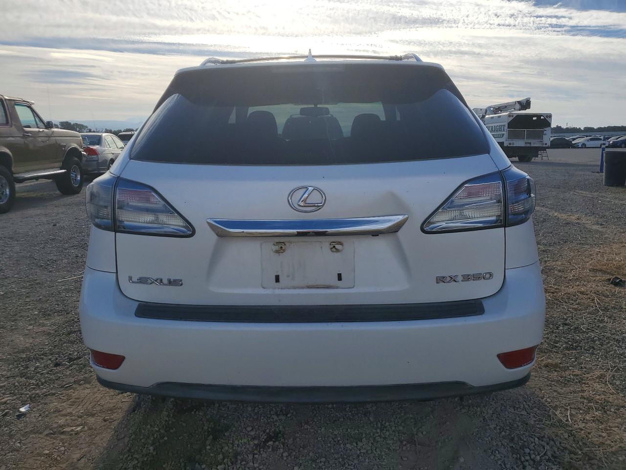 2010 Lexus Rx 350 Белый vin: 2T2BK1BA6AC062598