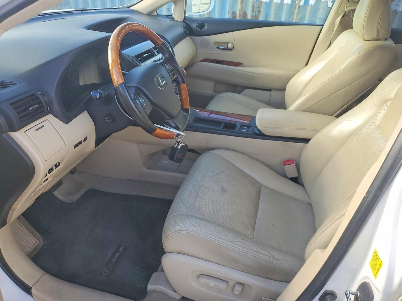 2010 Lexus Rx 350 Белый vin: 2T2BK1BA6AC062598