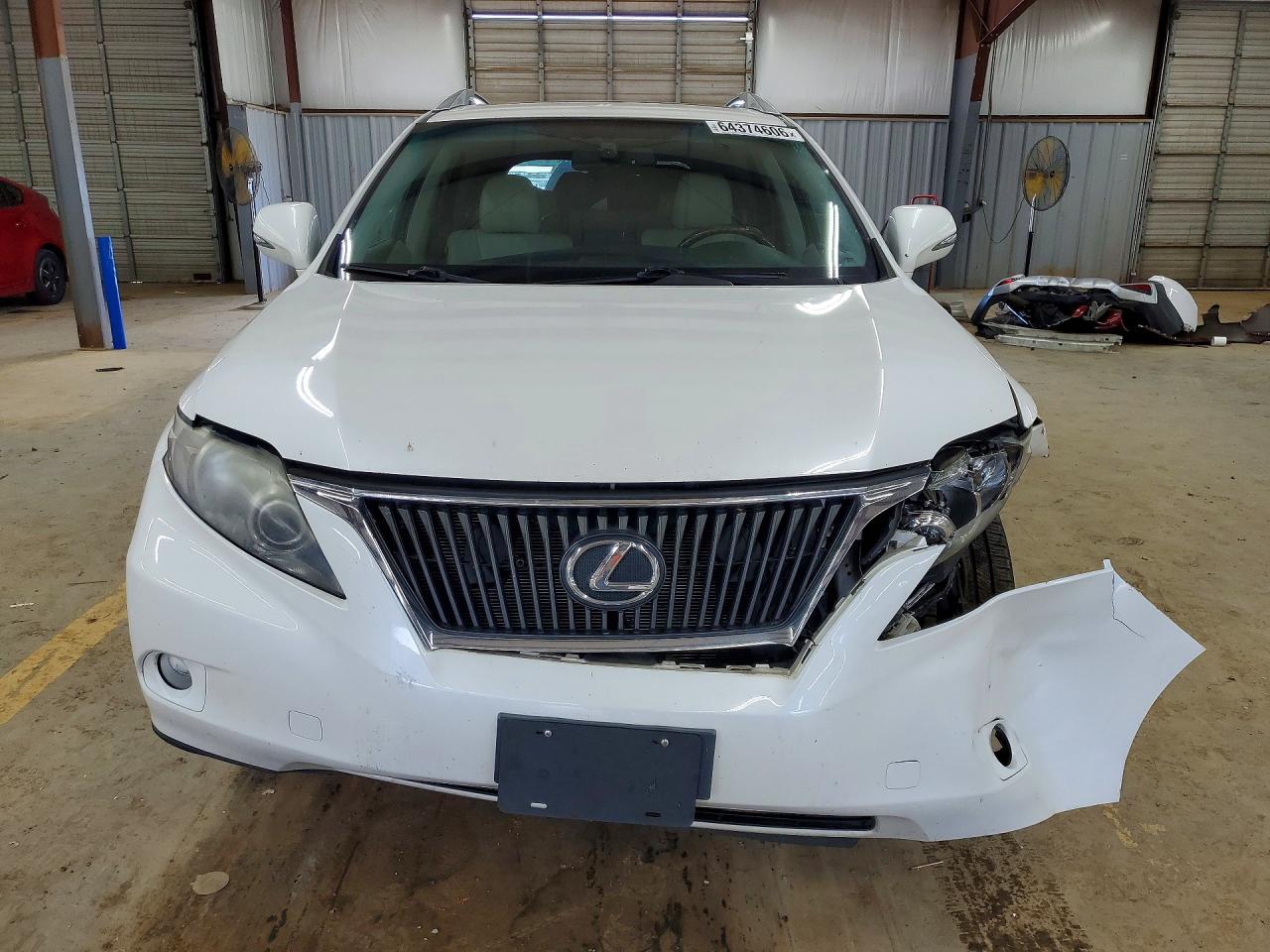 2010 Lexus Rx 350 White vin: 2T2BK1BA6AC064335