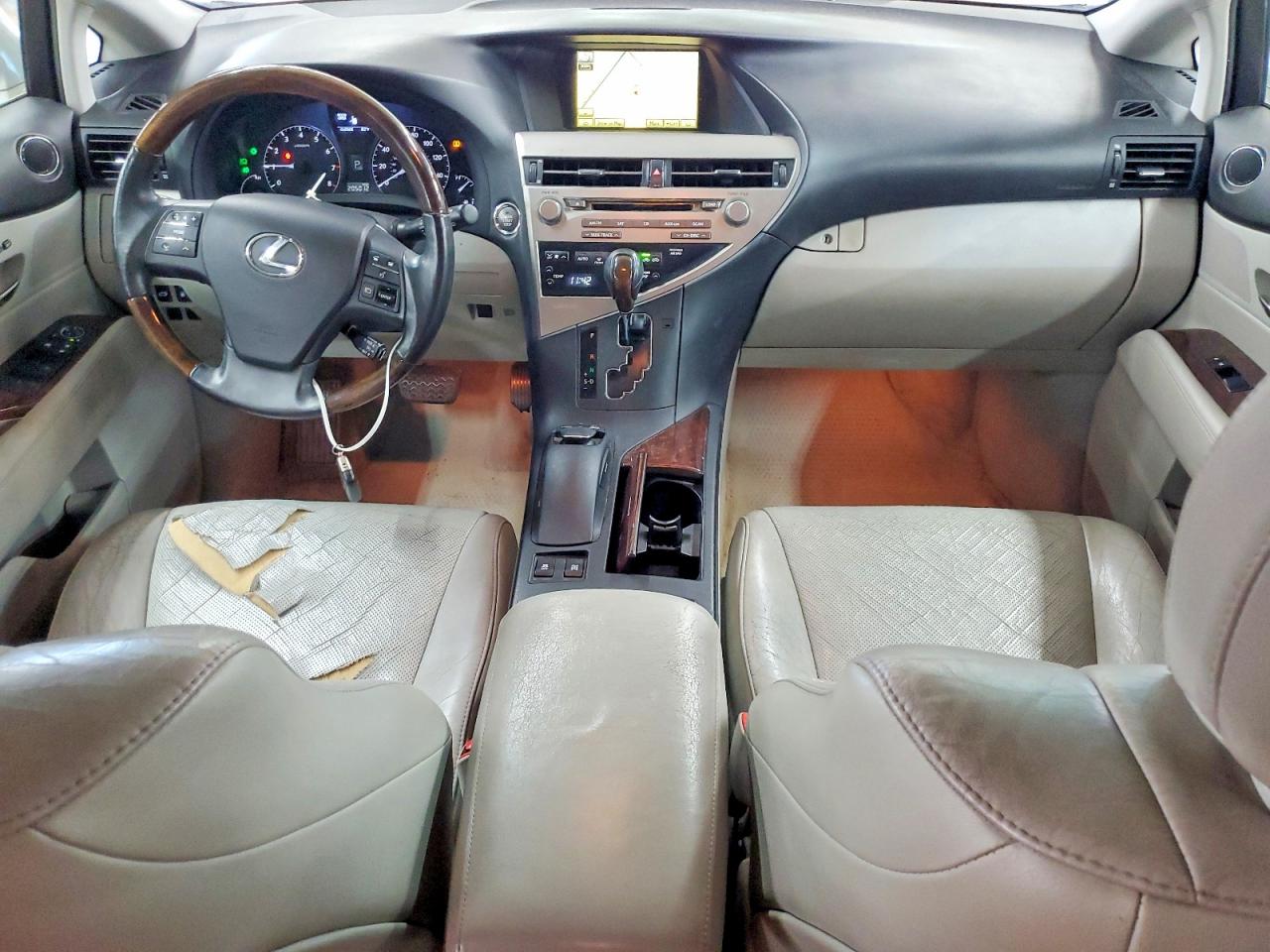 2010 Lexus Rx 350 White vin: 2T2BK1BA6AC064335