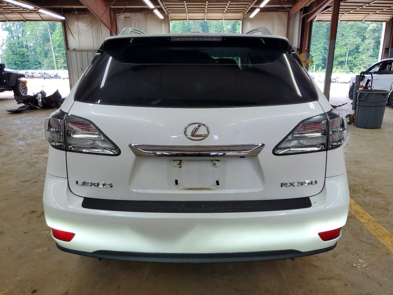2010 Lexus Rx 350 White vin: 2T2BK1BA6AC064335
