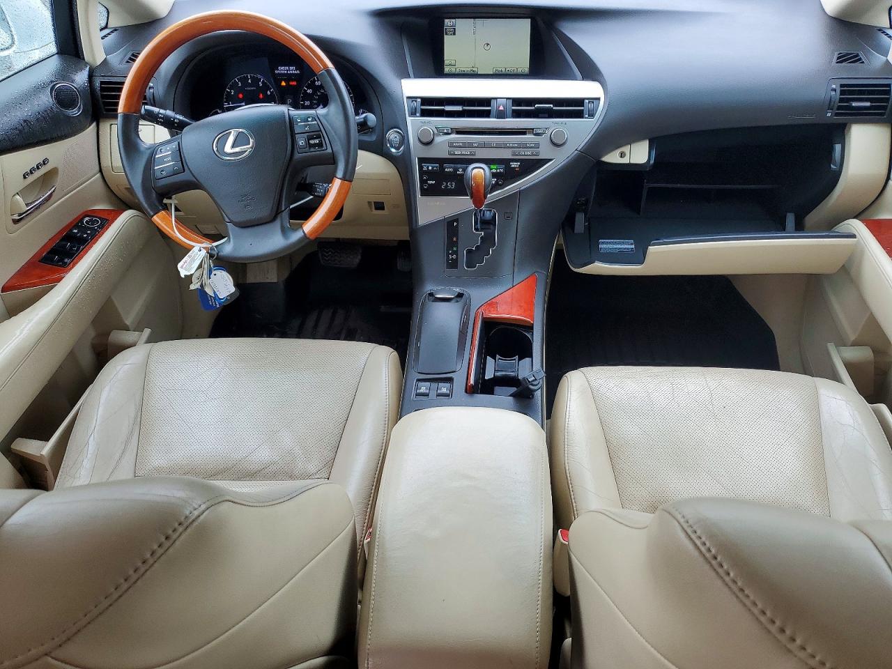 2010 Lexus Rx 350 White vin: 2T2BK1BA6AC066862
