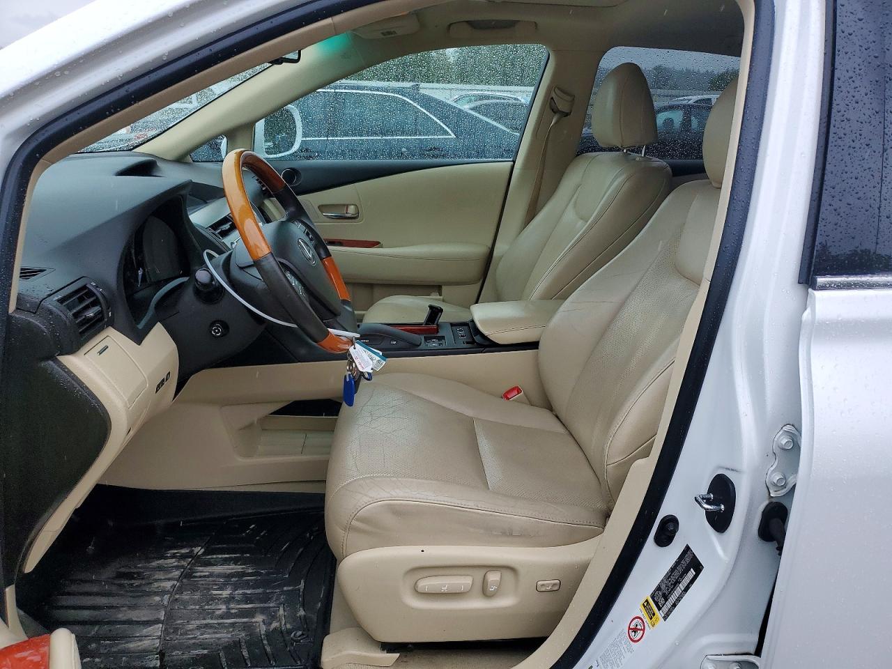 2010 Lexus Rx 350 White vin: 2T2BK1BA6AC066862