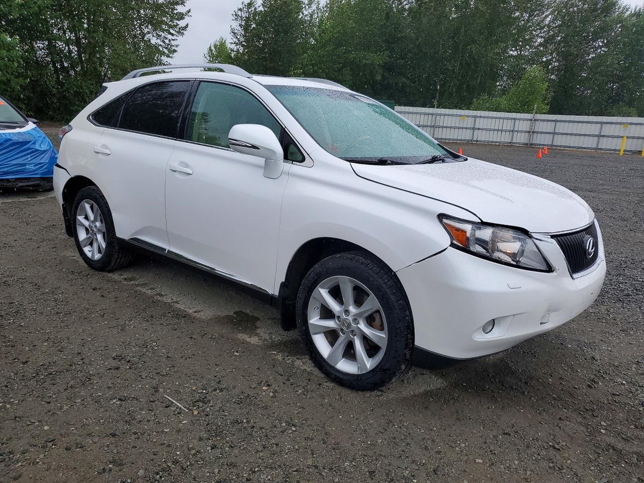 2010 Lexus Rx 350 White vin: 2T2BK1BA6AC066862