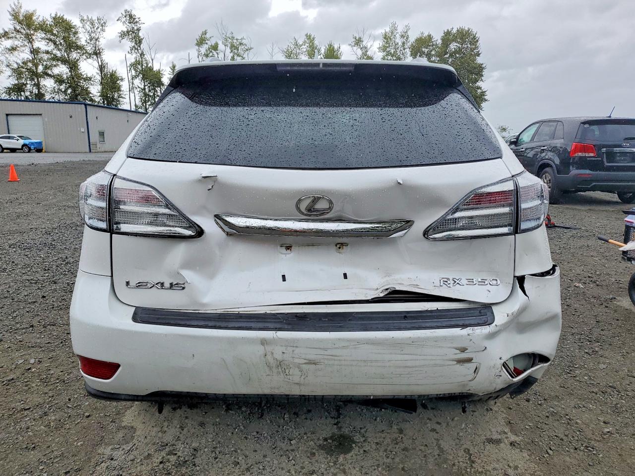 2010 Lexus Rx 350 White vin: 2T2BK1BA6AC066862