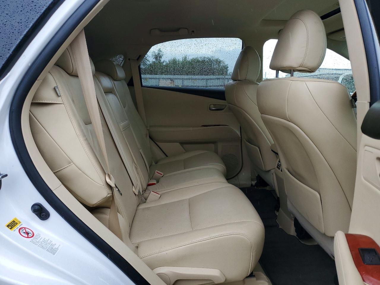 2010 Lexus Rx 350 White vin: 2T2BK1BA6AC066862