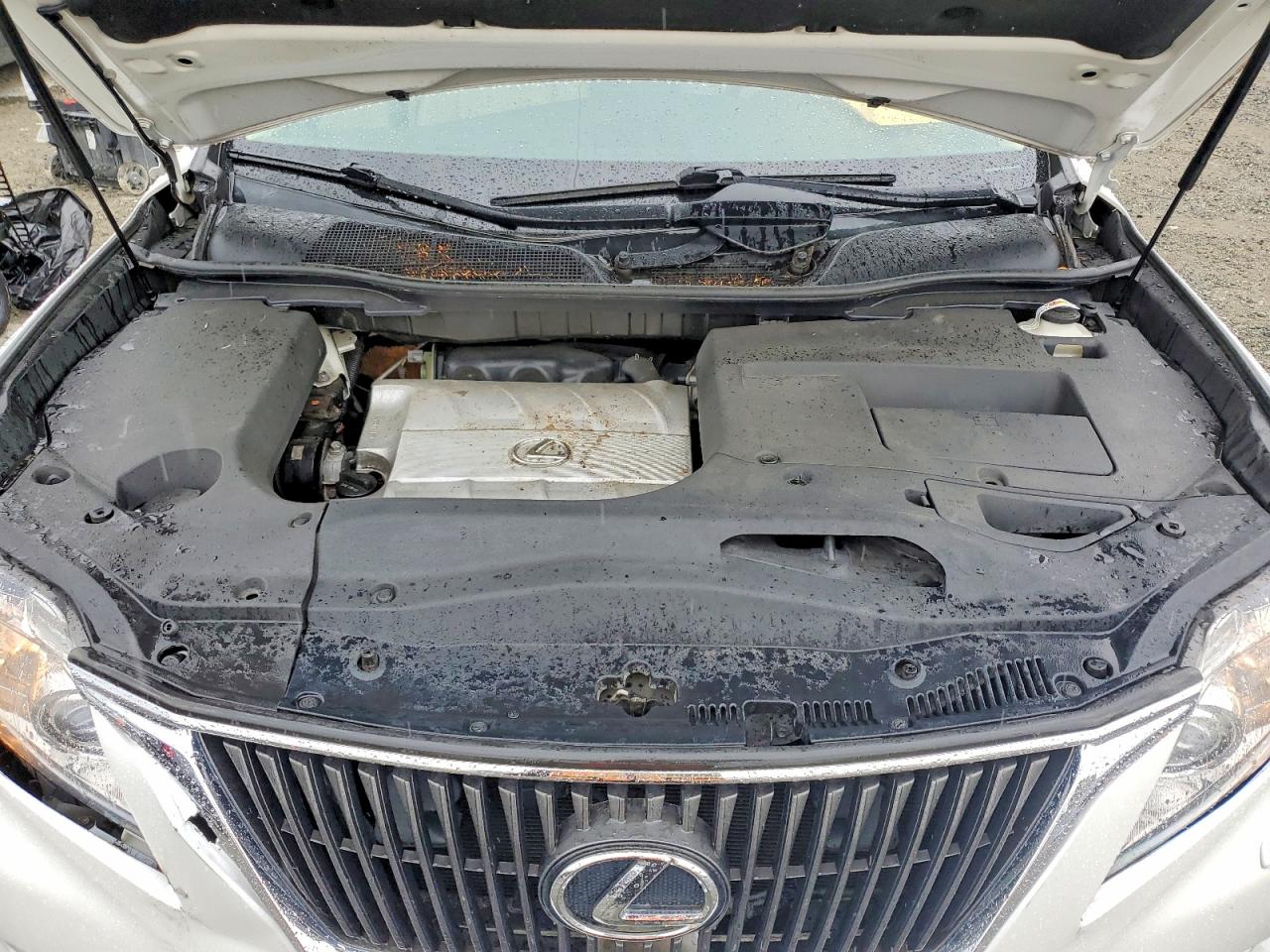 2010 Lexus Rx 350 White vin: 2T2BK1BA6AC066862