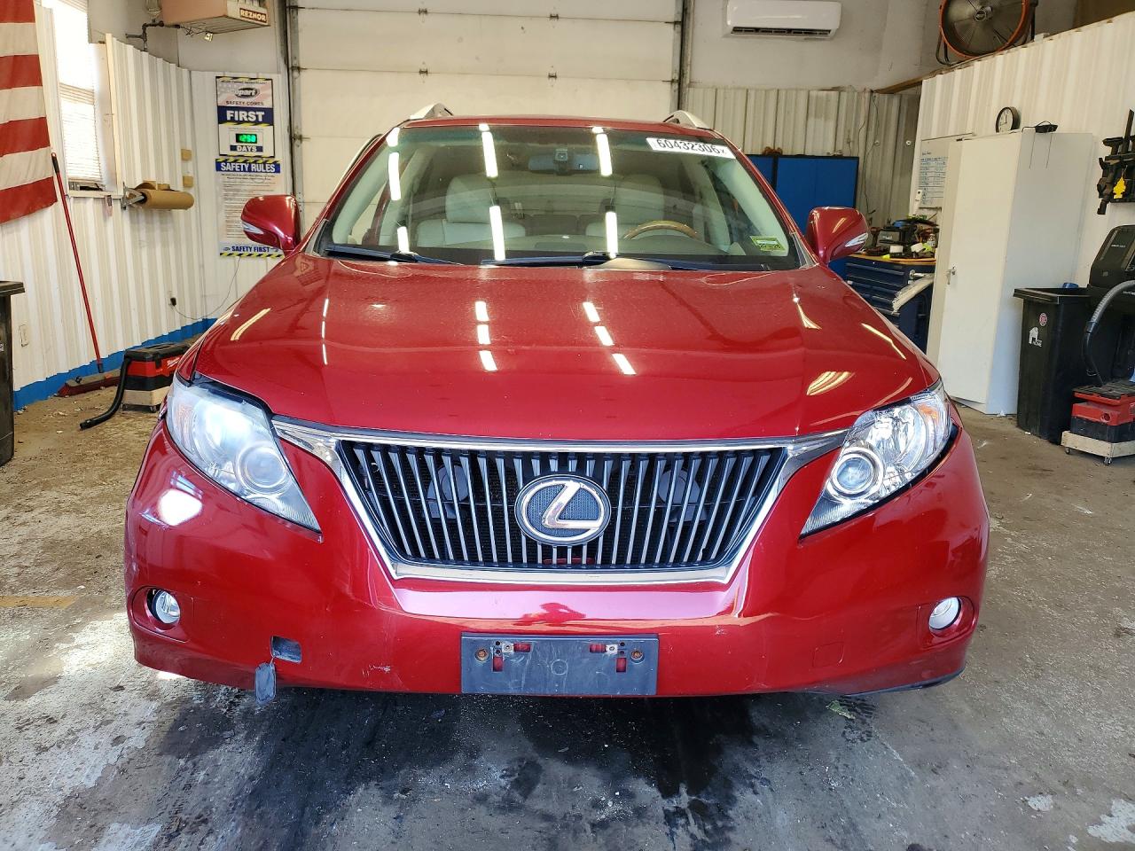 2010 Lexus Rx 350 Red vin: 2T2BK1BA6AC070328