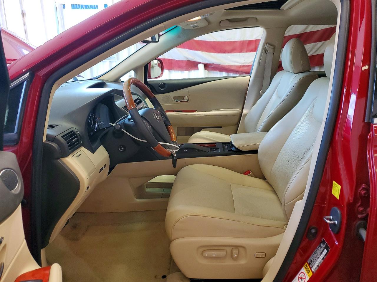 2010 Lexus Rx 350 Red vin: 2T2BK1BA6AC070328