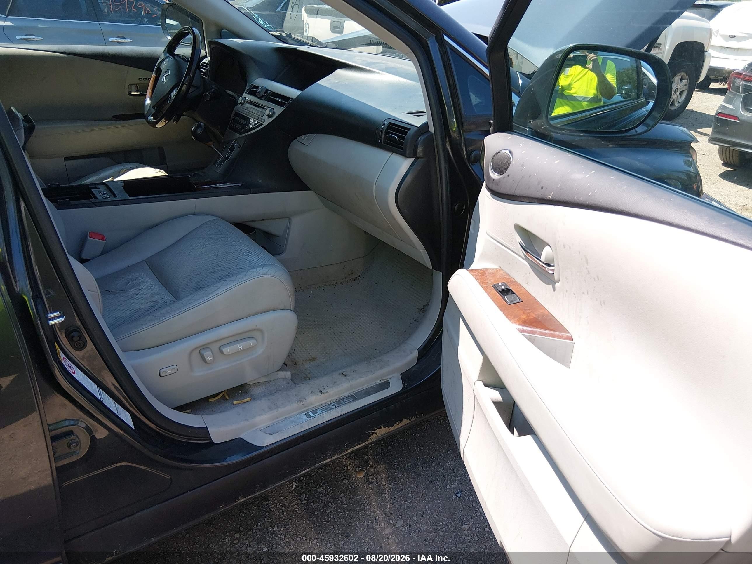 2010 Lexus Rx 350 Серый vin: 2T2BK1BA6AC077831